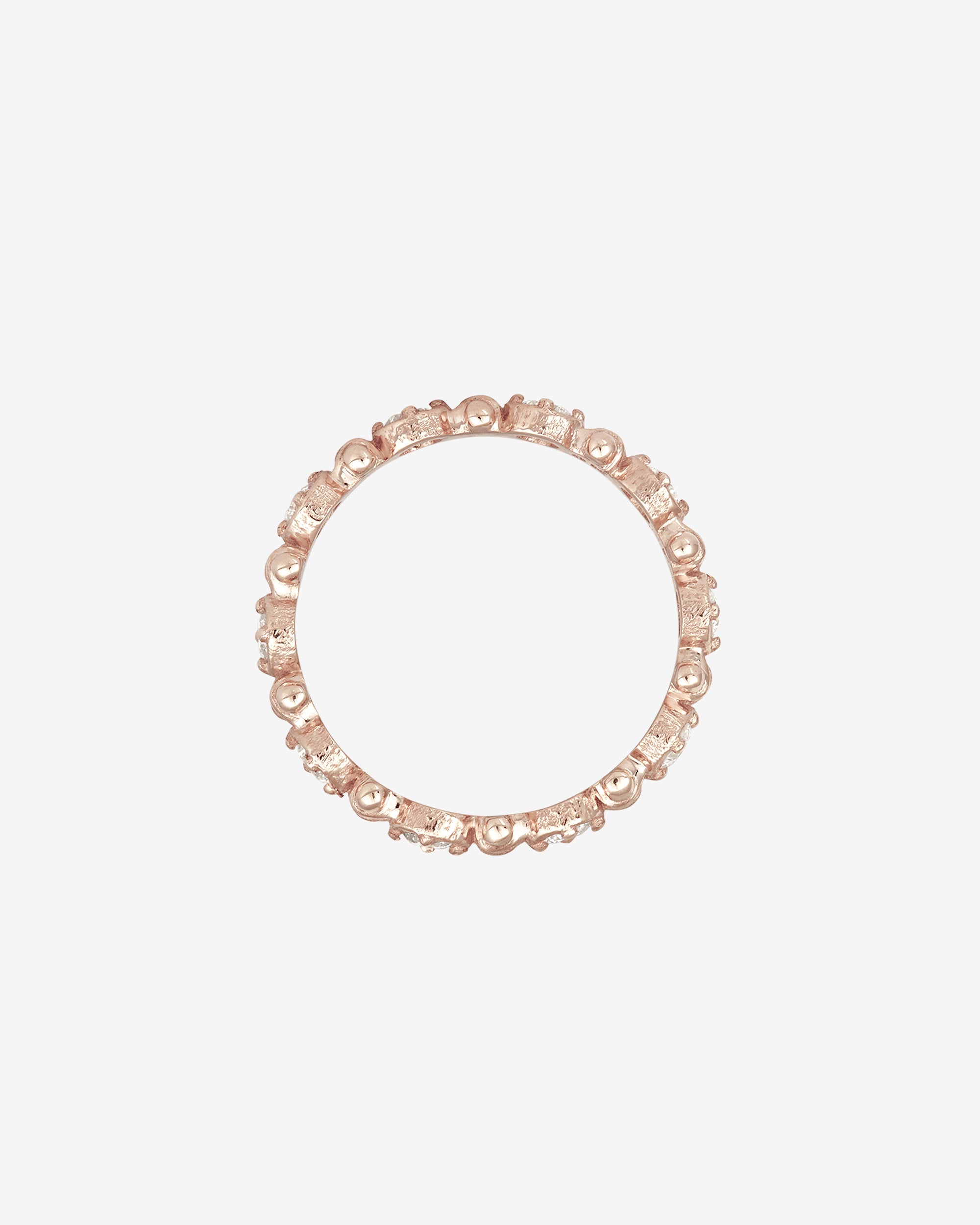 Temple of the Sun Asteria Eternity Ring Diamond Rose Gold