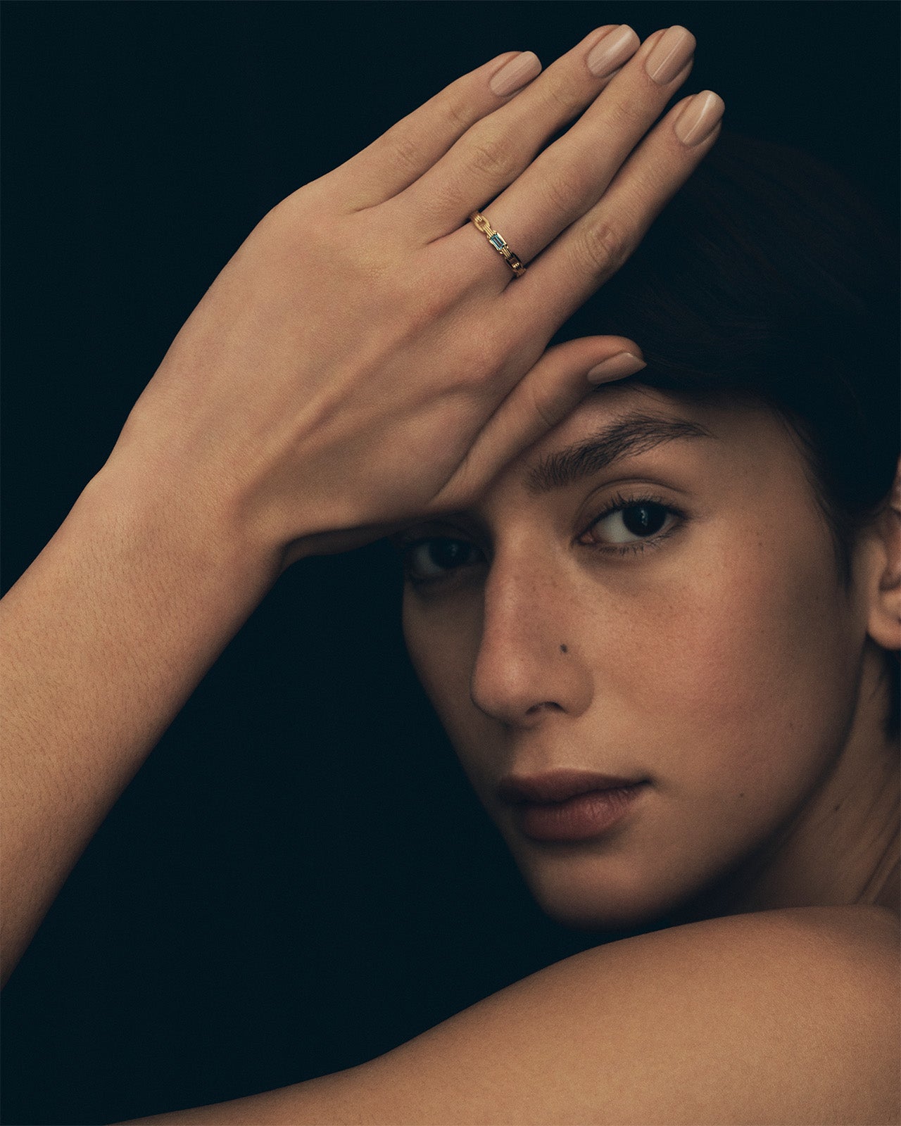 Temple of the Sun Ava Ring Gold Vermeil