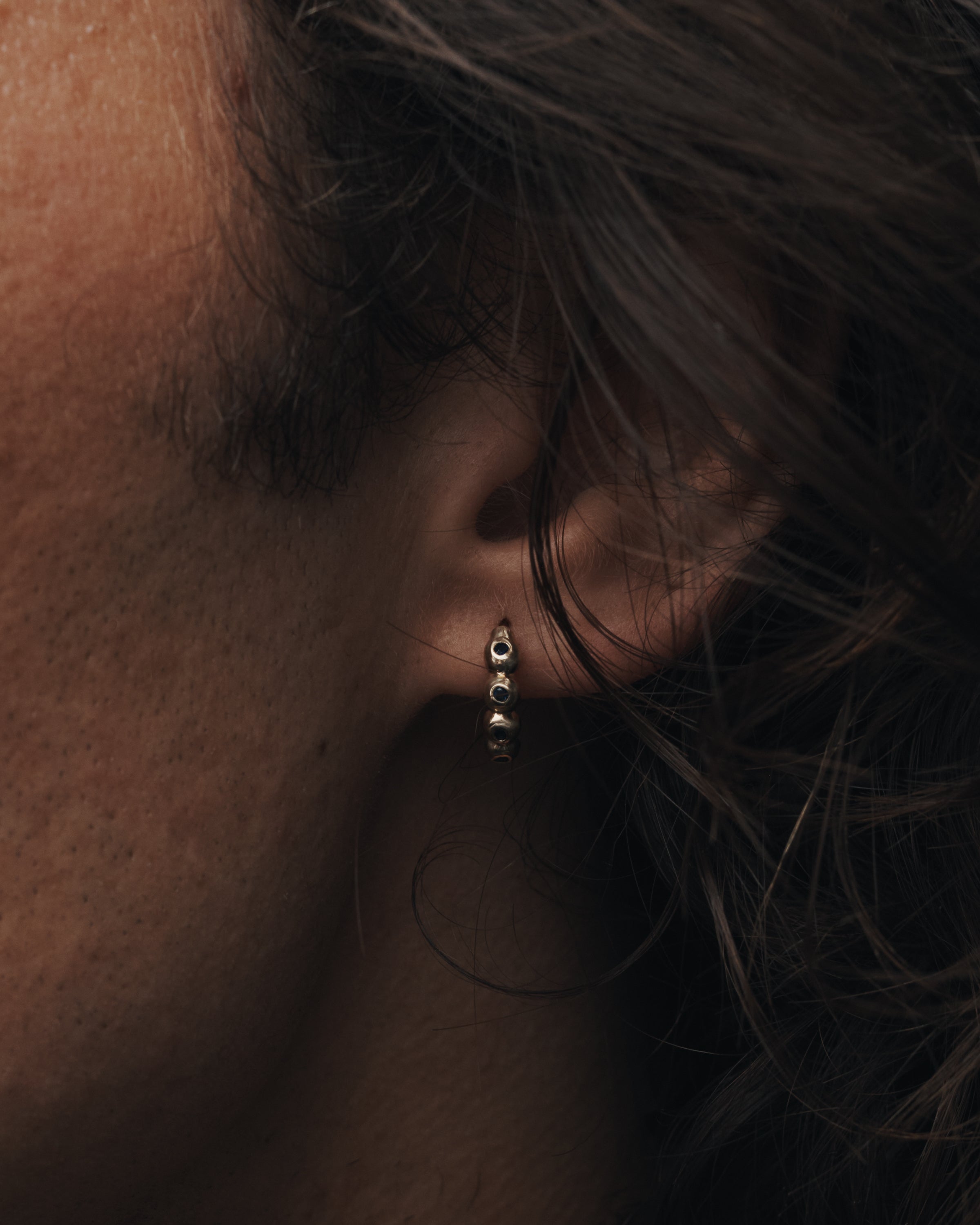 Temple of the Sun Ayana Huggies Topaz Gold Vermeil