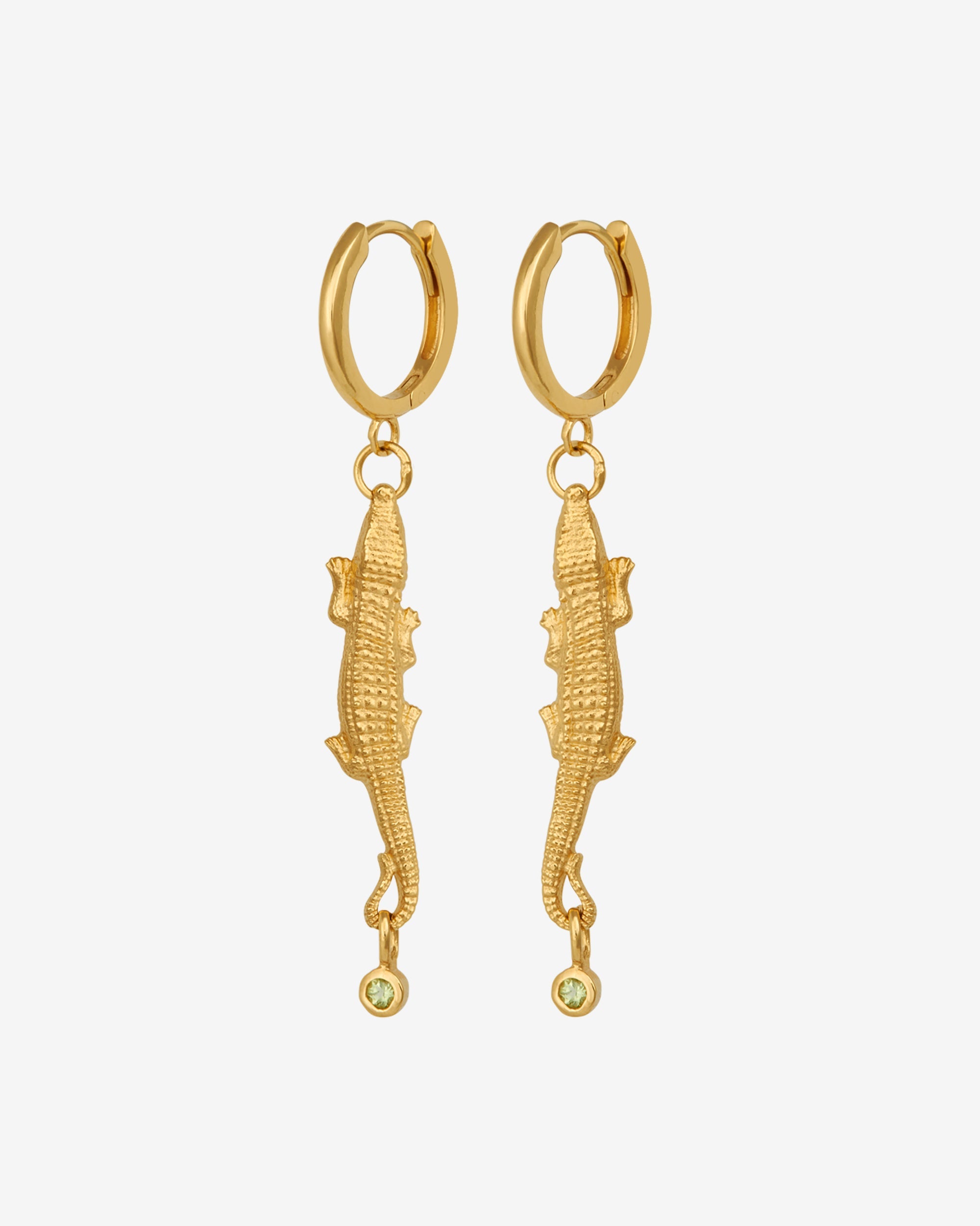 Temple of the Sun Bask Earrings Gold Vermeil