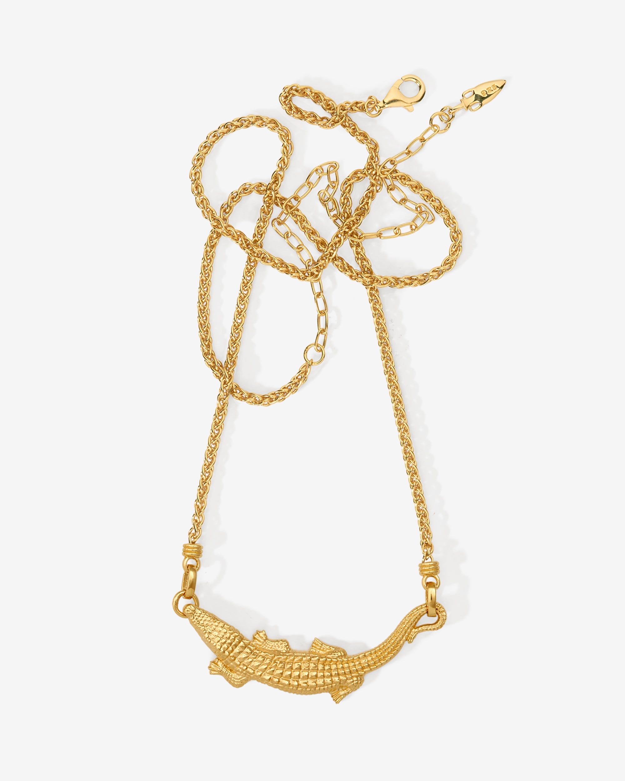 Temple of the Sun Bask Necklace Gold Vermeil