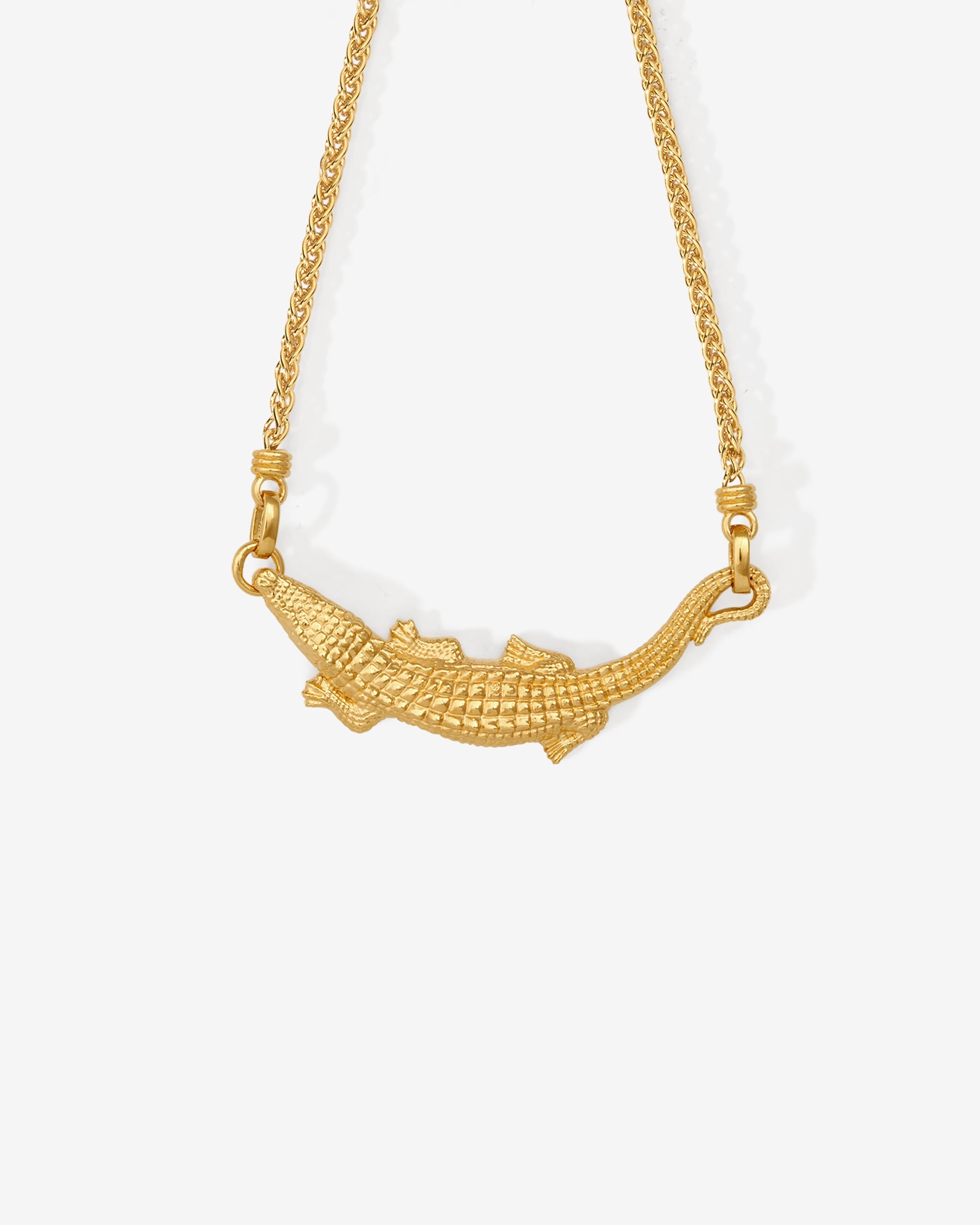 Temple of the Sun Bask Necklace Gold Vermeil