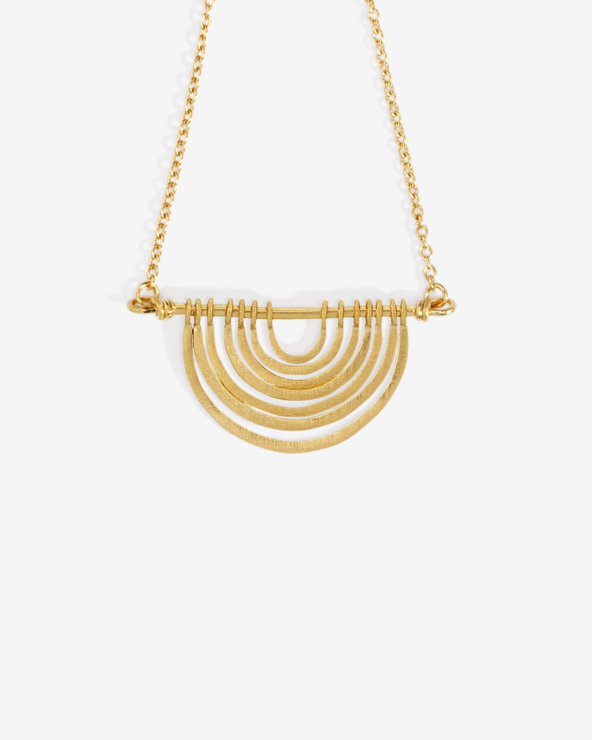 Temple of the Sun Baye Necklace Gold Vermeil