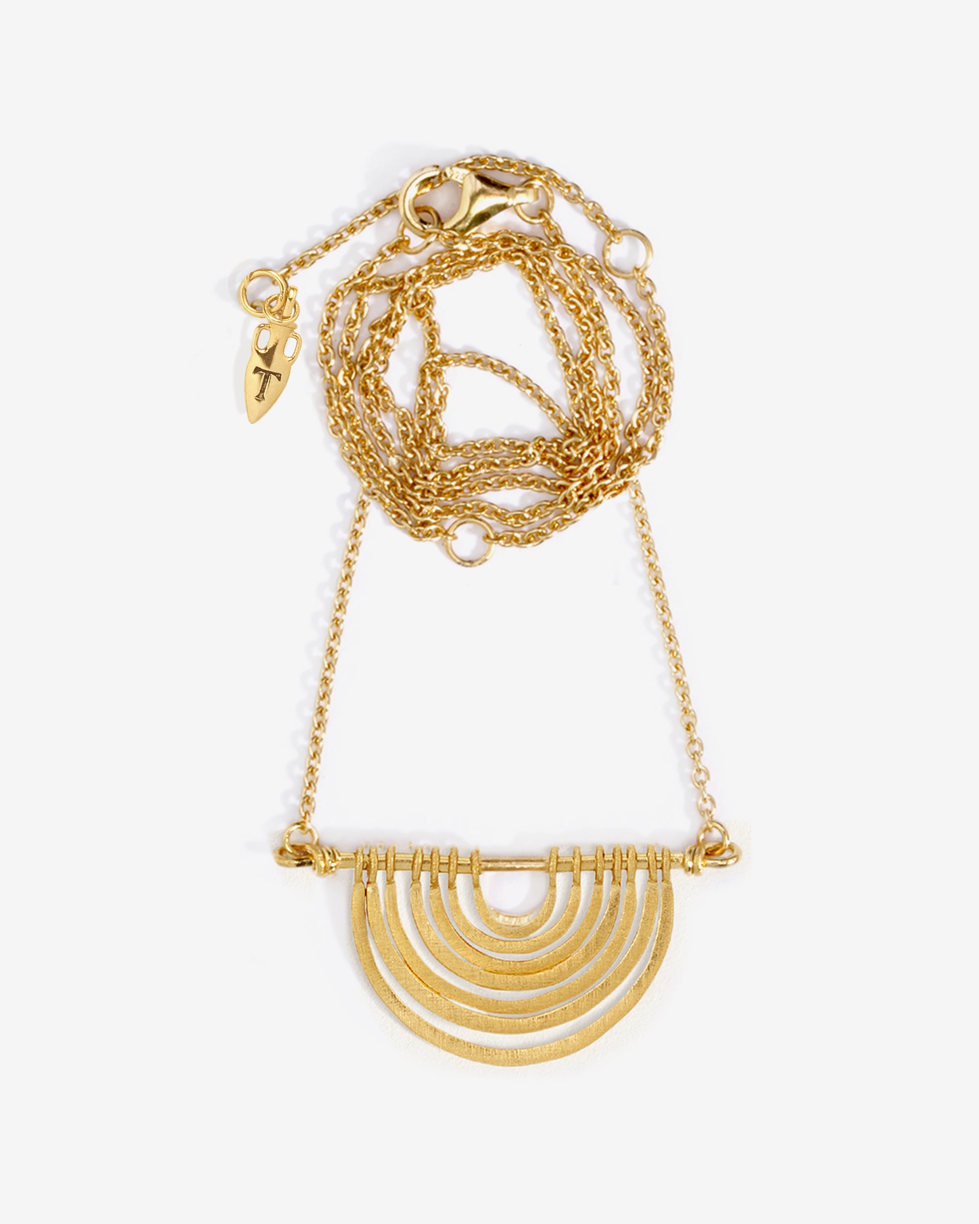 Temple of the Sun Baye Necklace Gold Vermeil