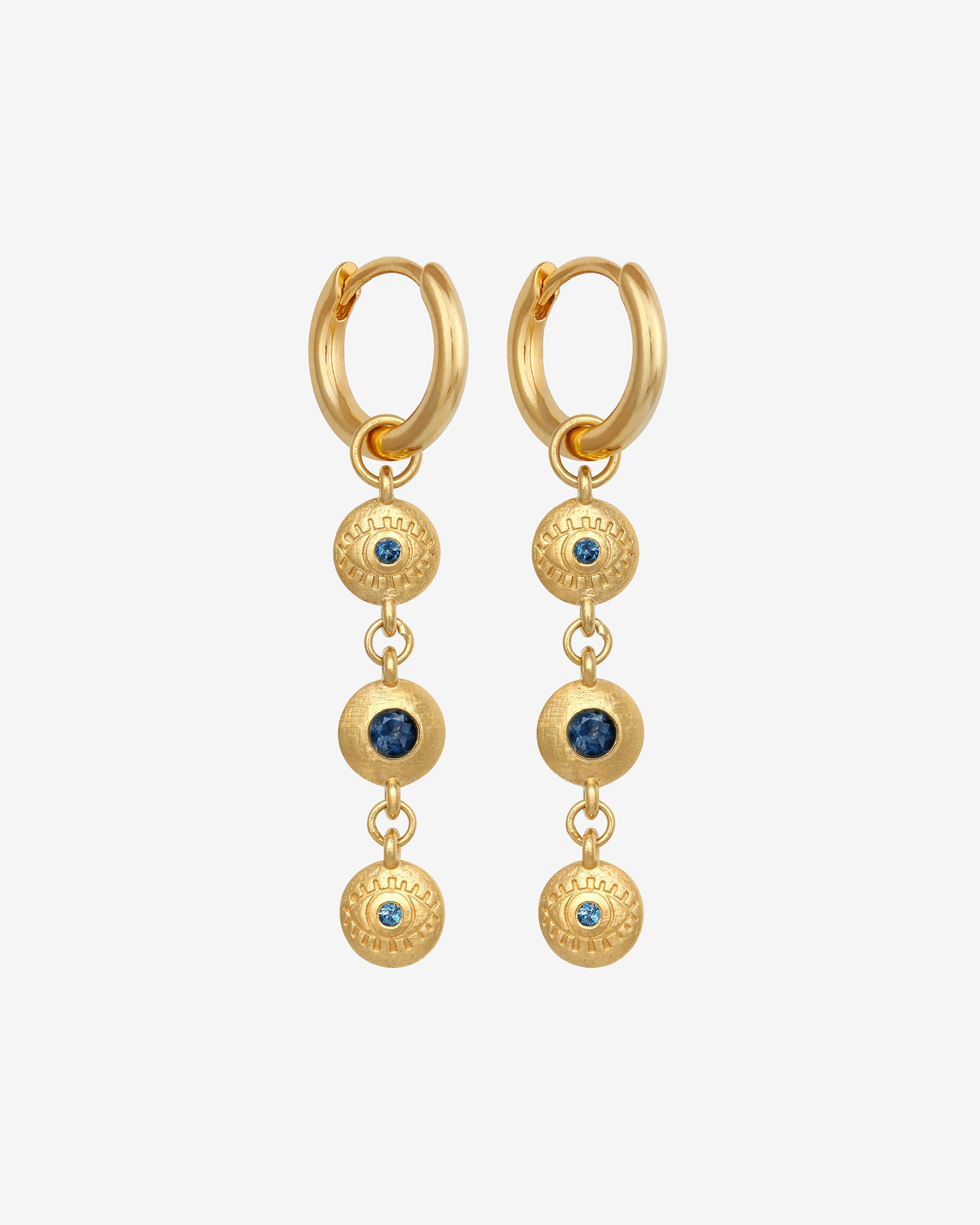 Temple of the Sun Blessing Earrings Gold Vermeil