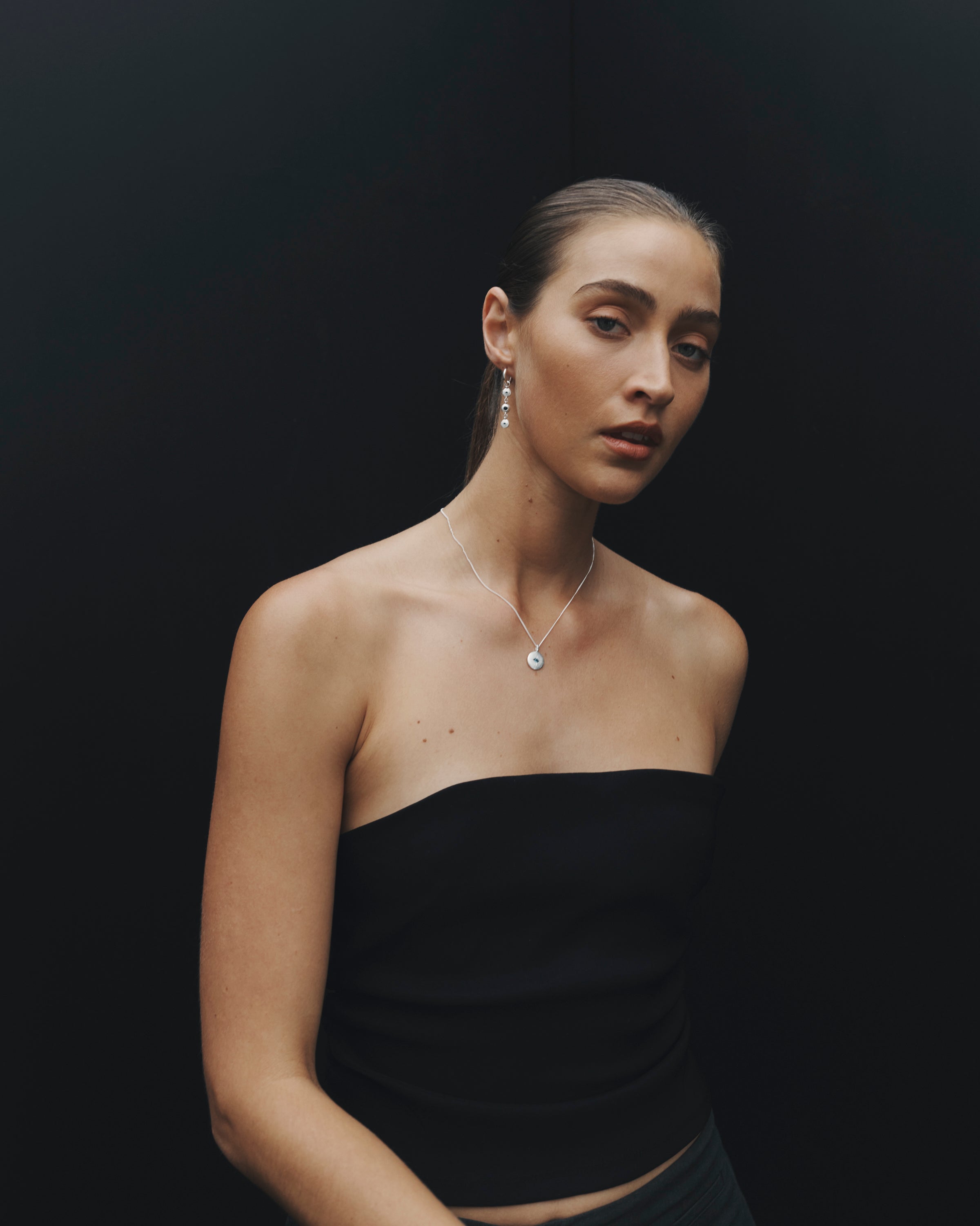 Temple of the Sun Blessing Earrings Silver