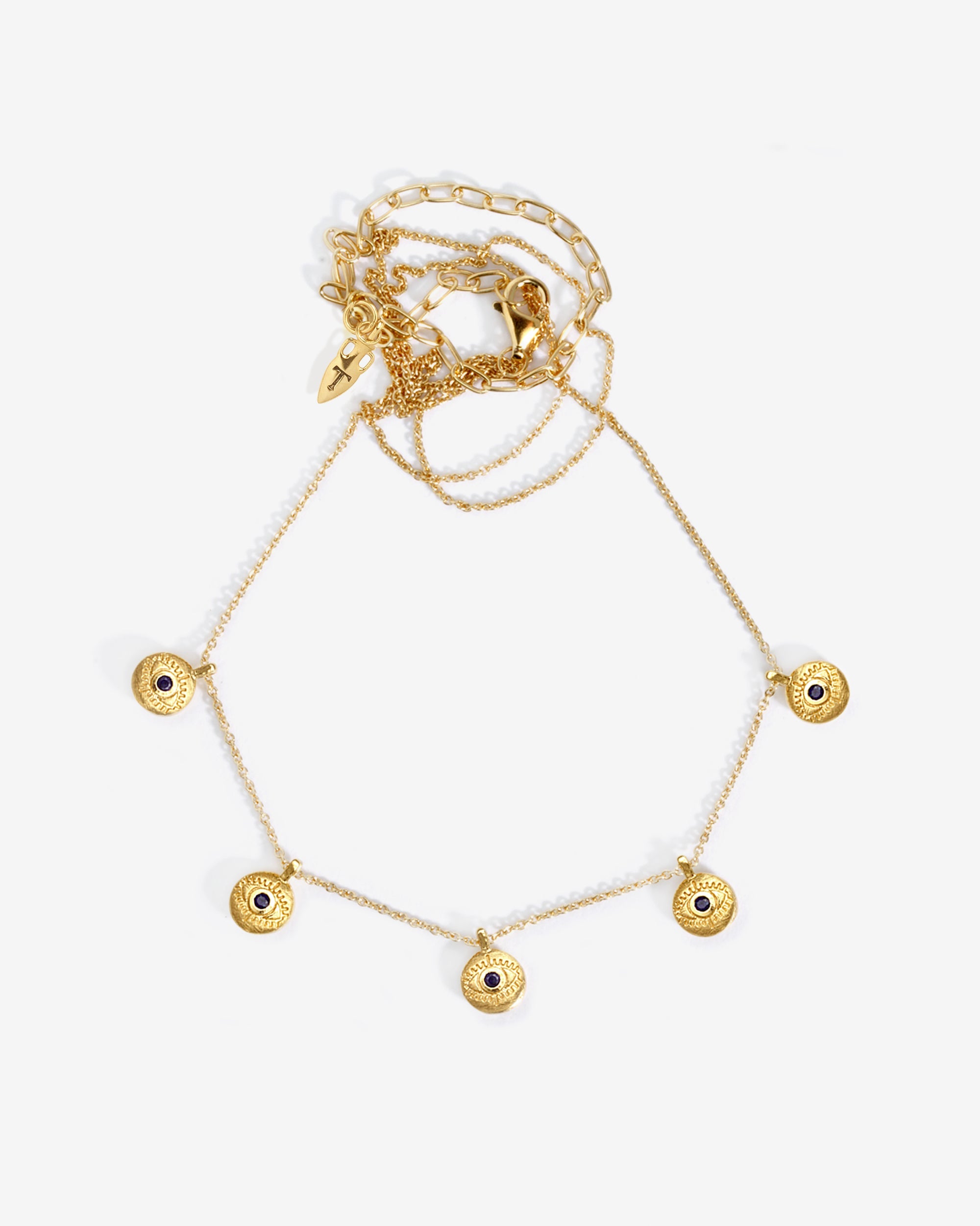 Temple of the Sun Blessing Necklace Gold Vermeil