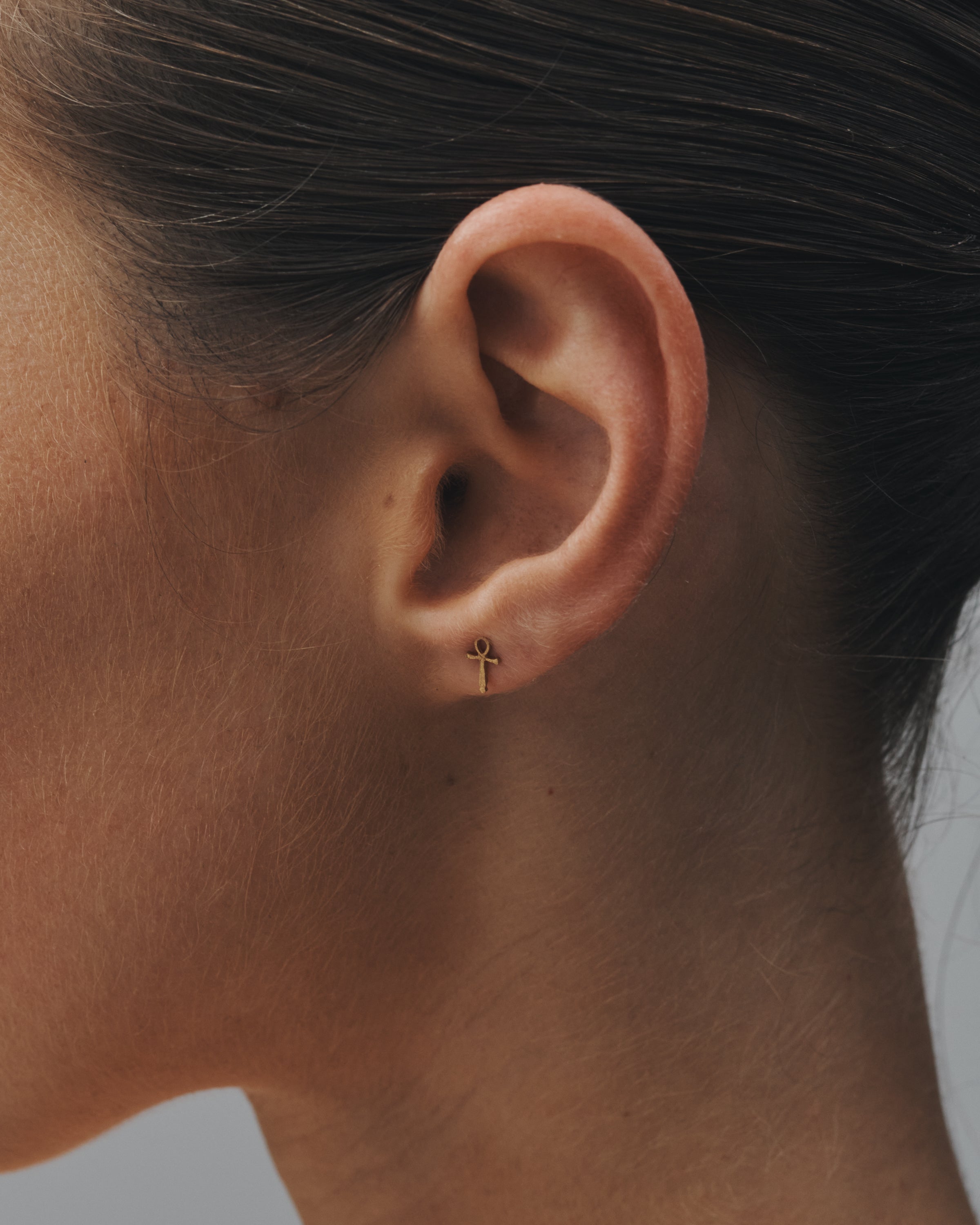 Temple of the Sun Cairo Studs Gold Vermeil