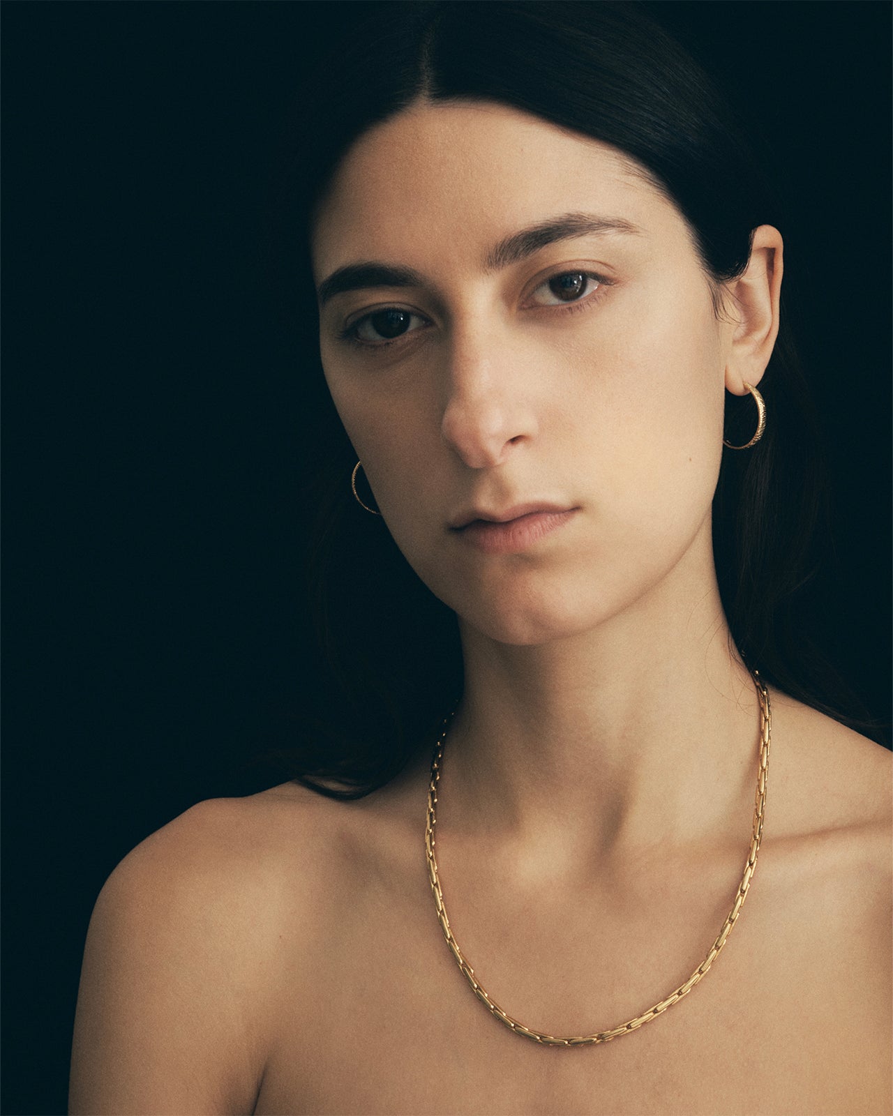 Temple of the Sun Caria Necklace Large Gold Vermeil