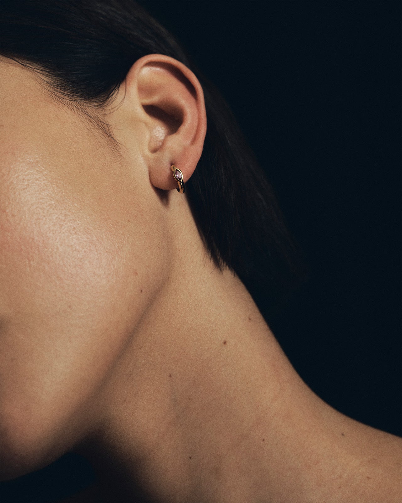 Temple of the Sun Chrysalis Earrings Amethyst Gold Vermeil