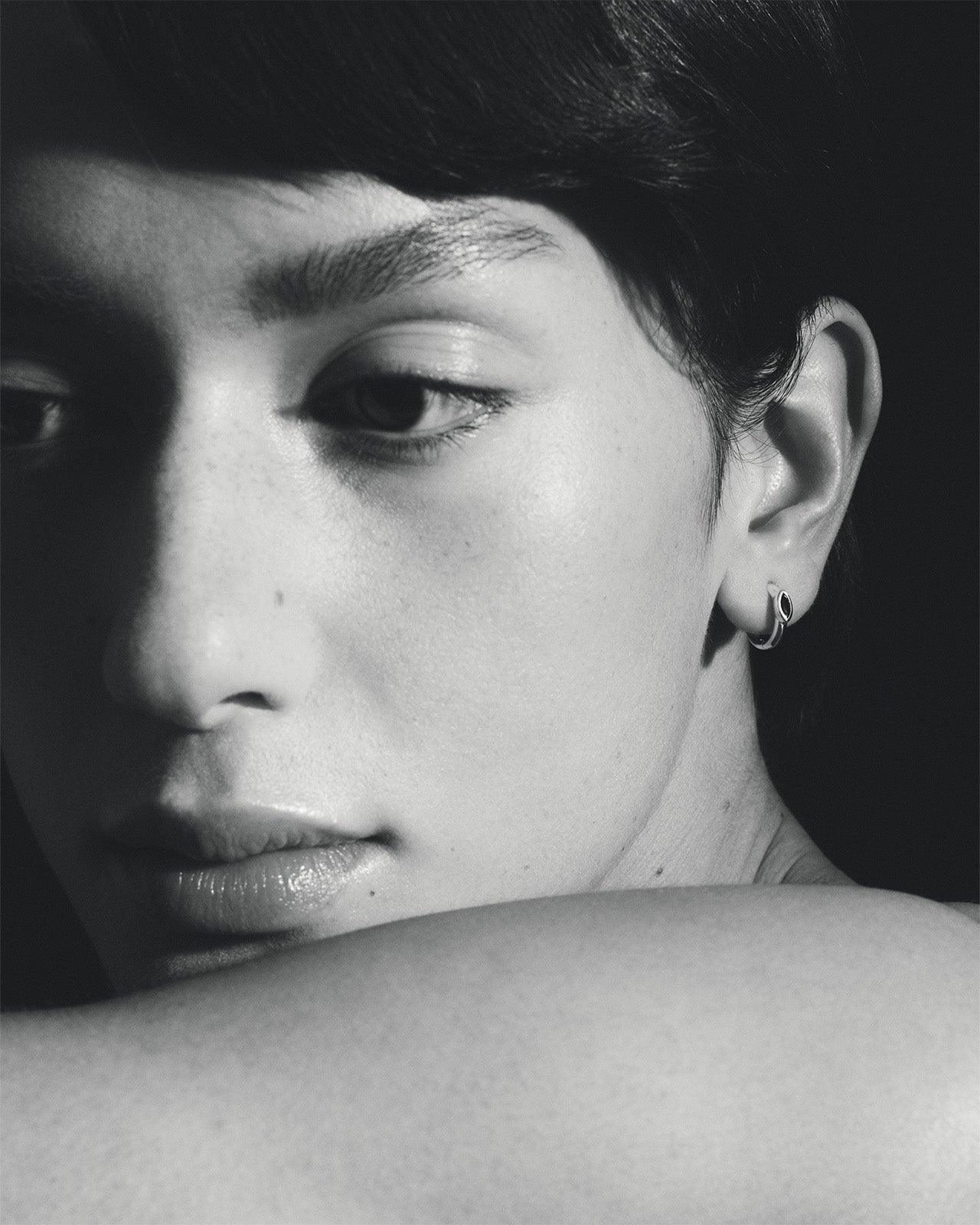 Temple of the Sun Chrysalis Earrings Sapphire Silver