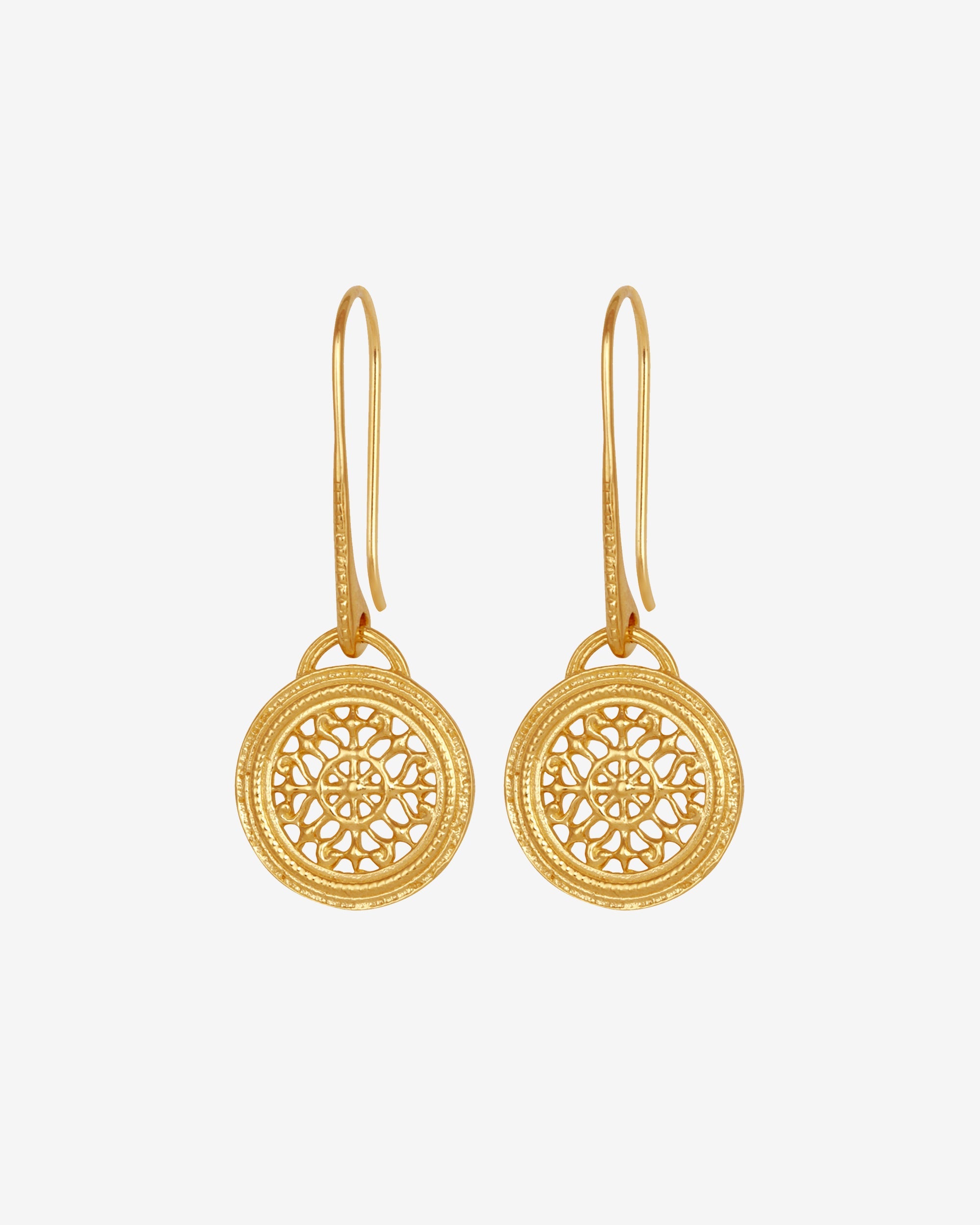 Temple of the Sun Dafni Earrings Gold Vermeil