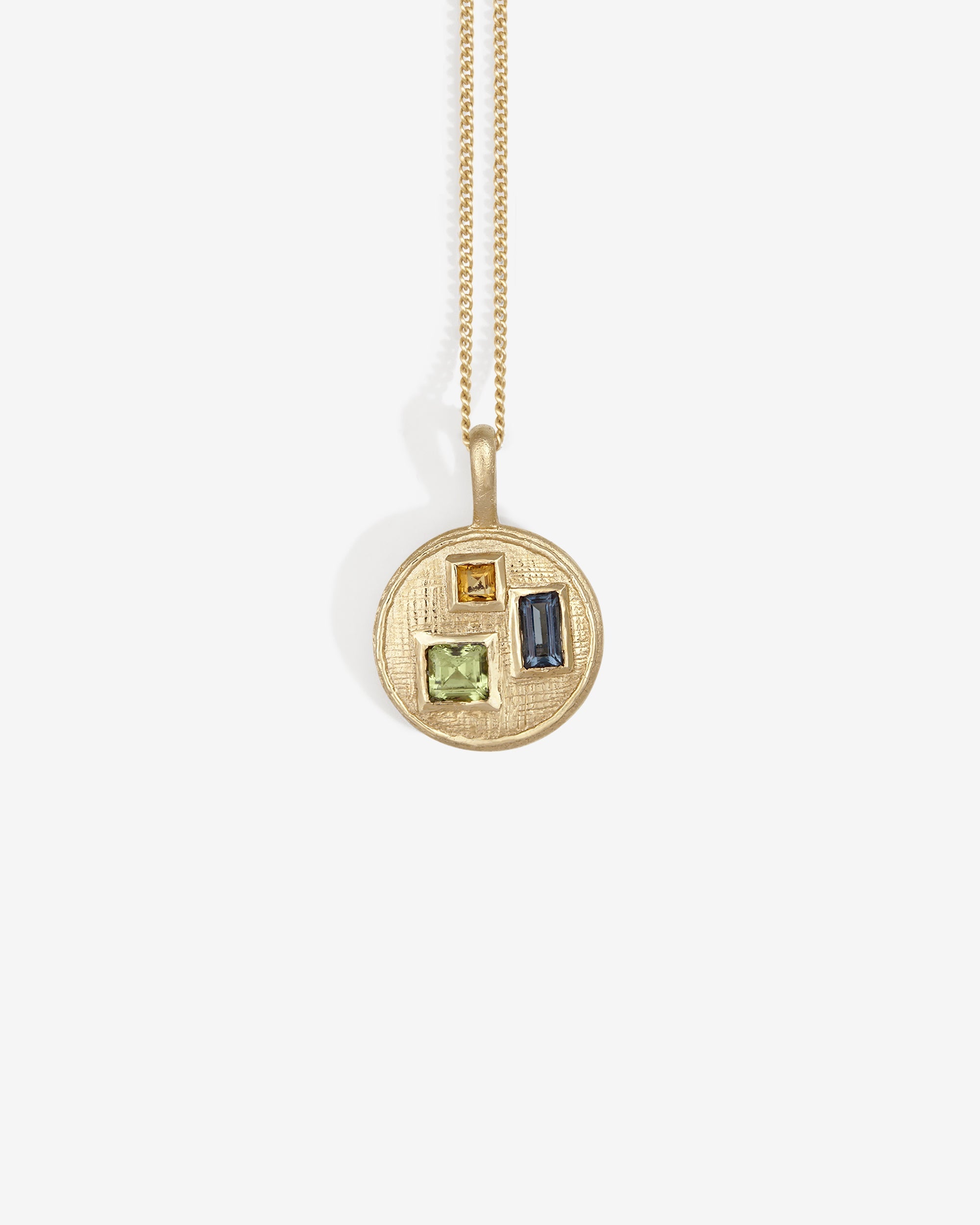 Temple of the Sun Dina Necklace Small Solid Gold