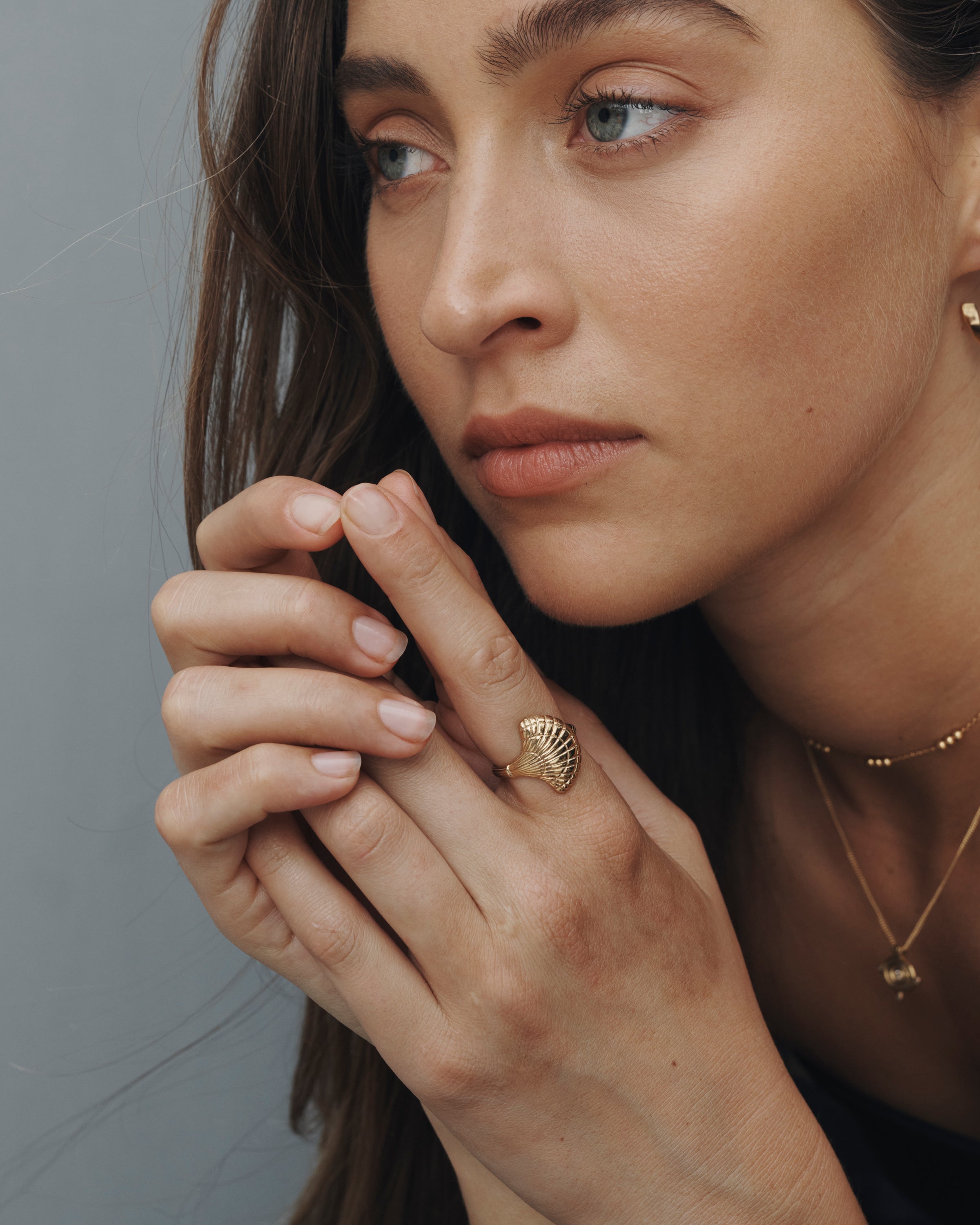 Temple of the Sun Eleni Ring Gold Vermeil