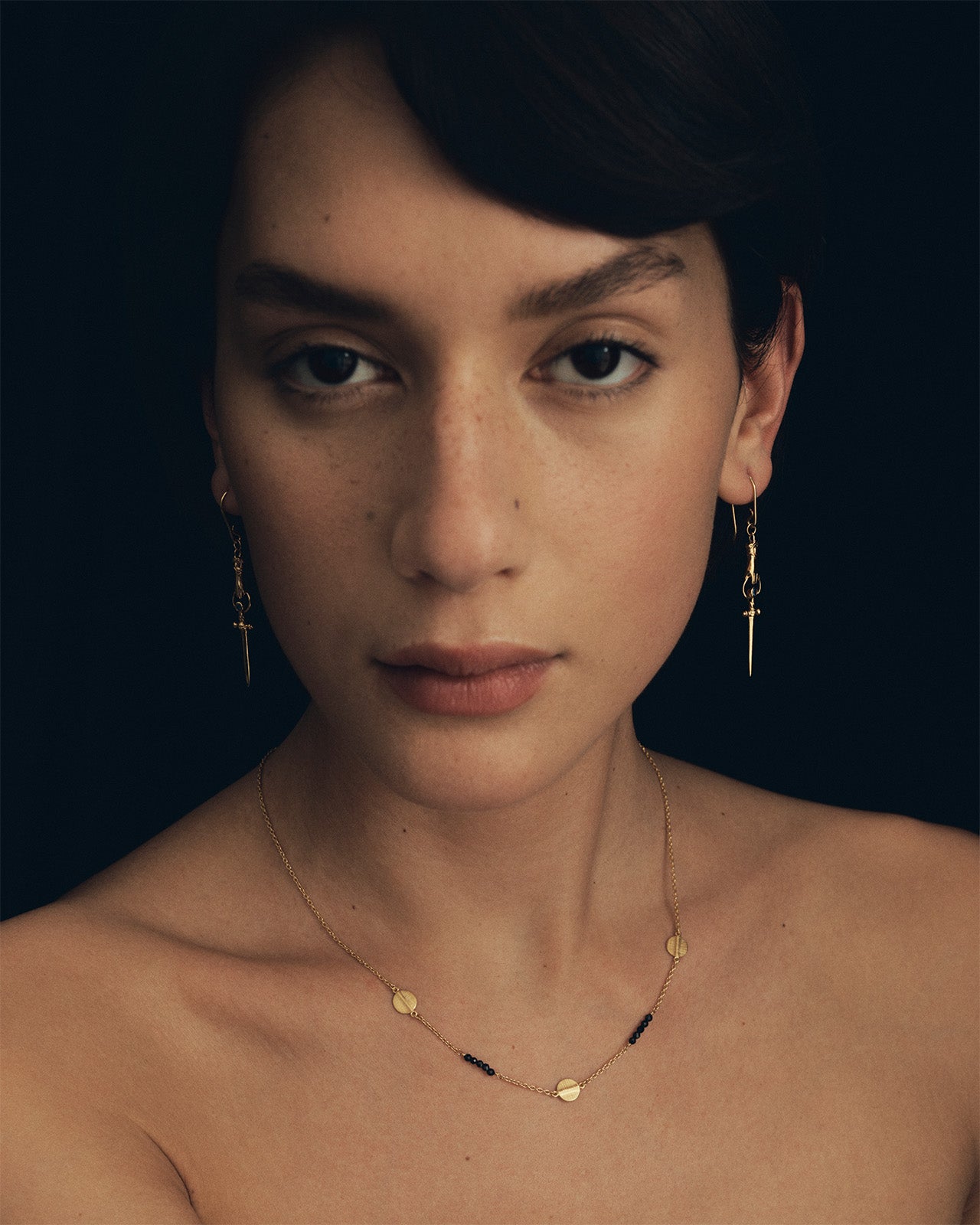 Temple of the Sun Elio Necklace Gold Vermeil