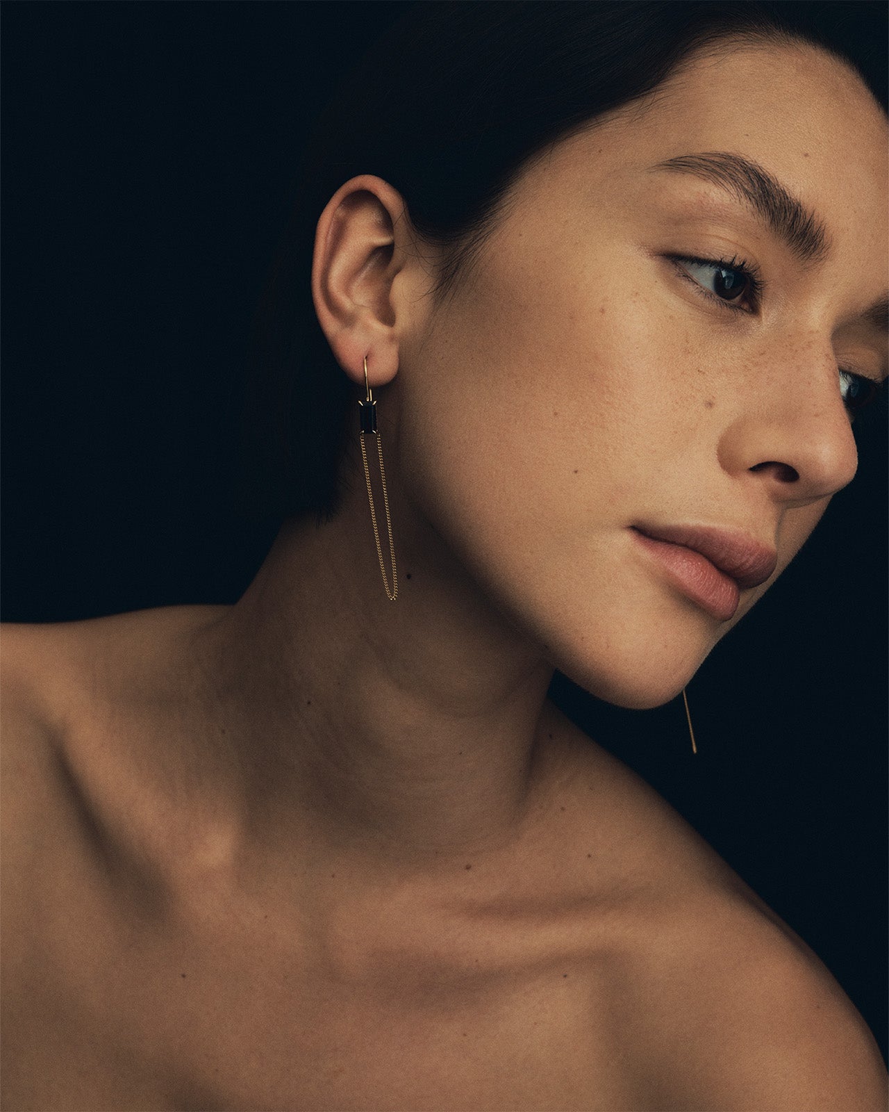 Temple of the Sun Ember Earrings Gold Vermeil