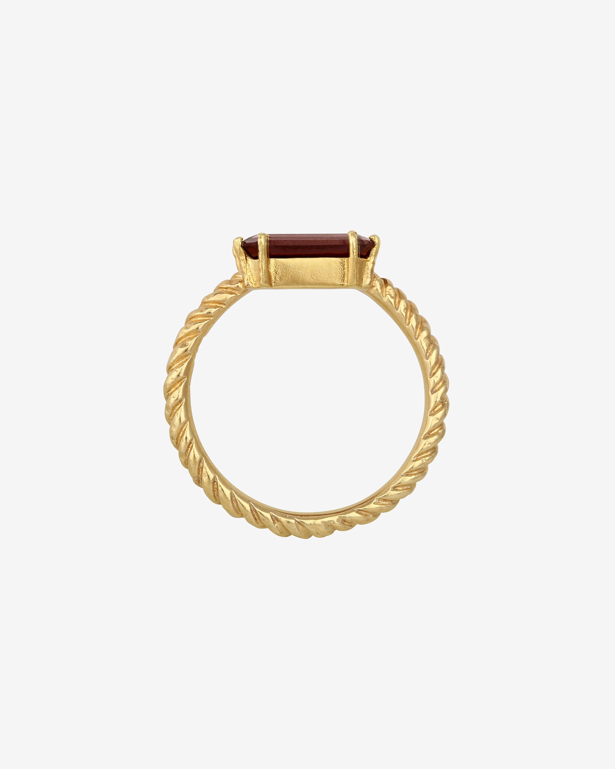 Temple of the Sun Ember Ring Gold Vermeil