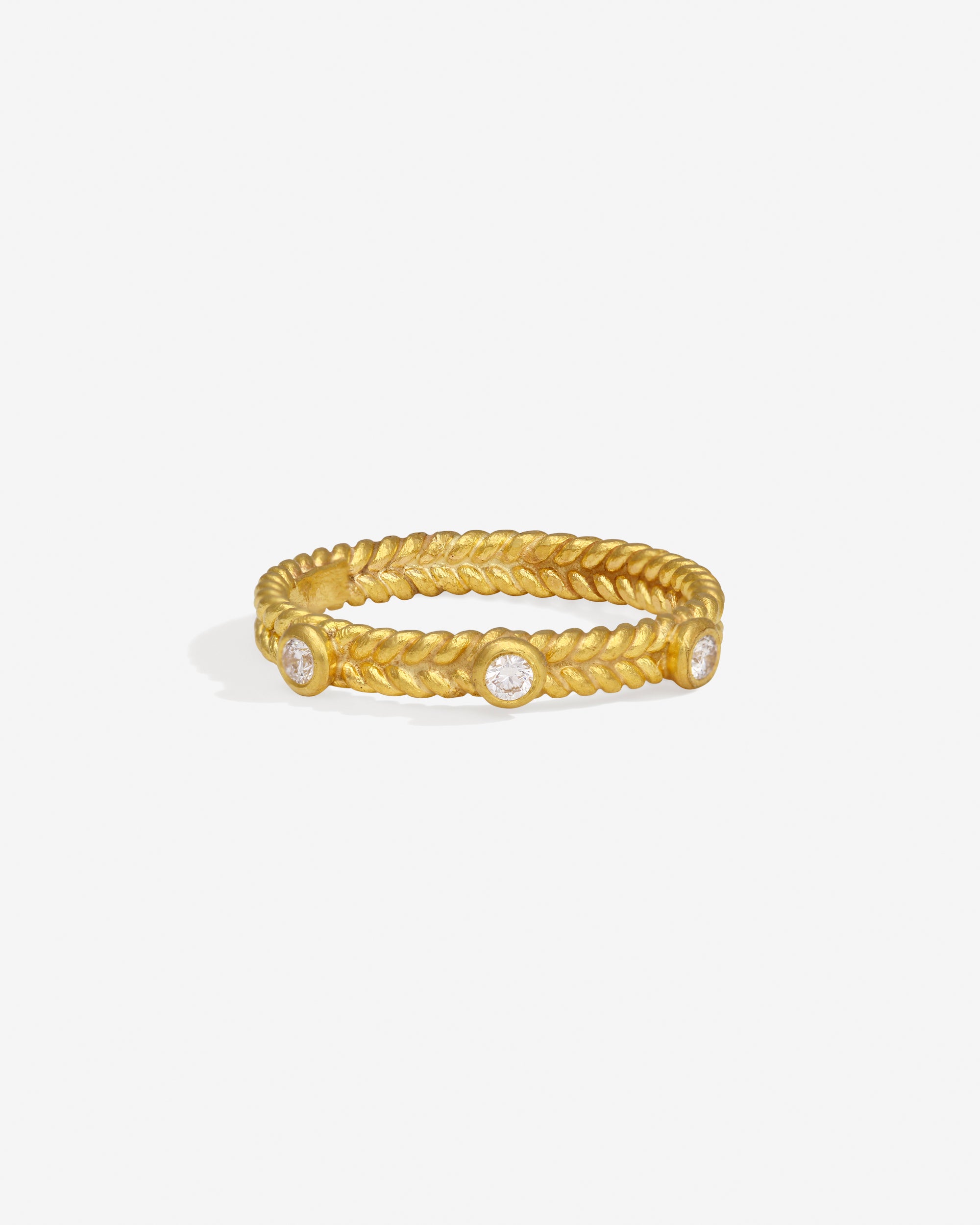 Temple of the Sun Emmer Ring Diamond Solid Gold