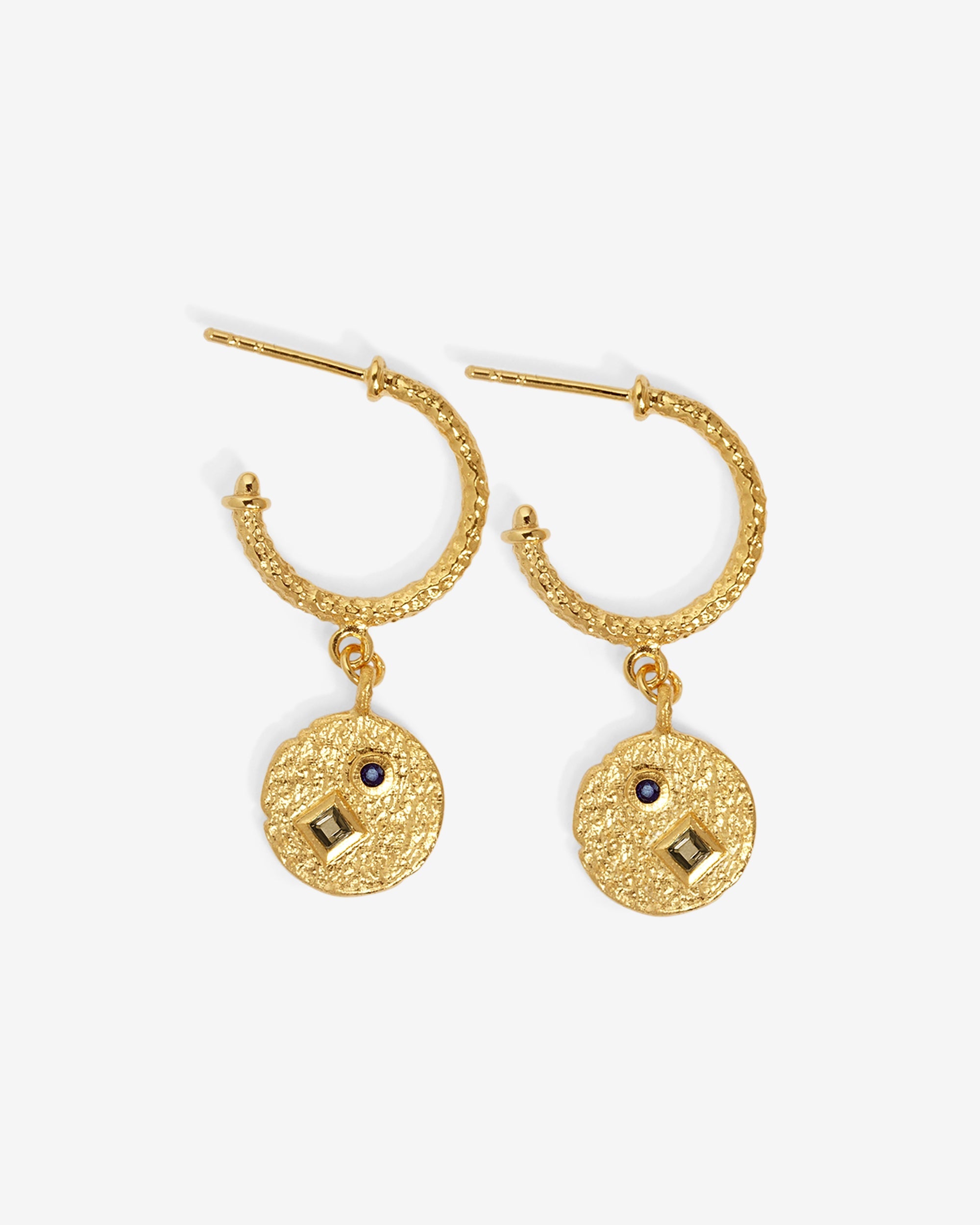 Temple of the Sun Etna Earrings Gold Vermeil