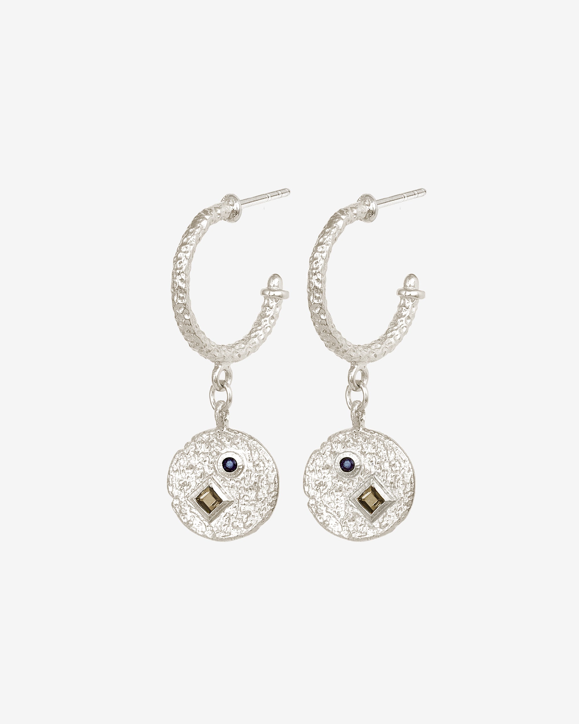 Temple of the Sun Etna Earrings Silver