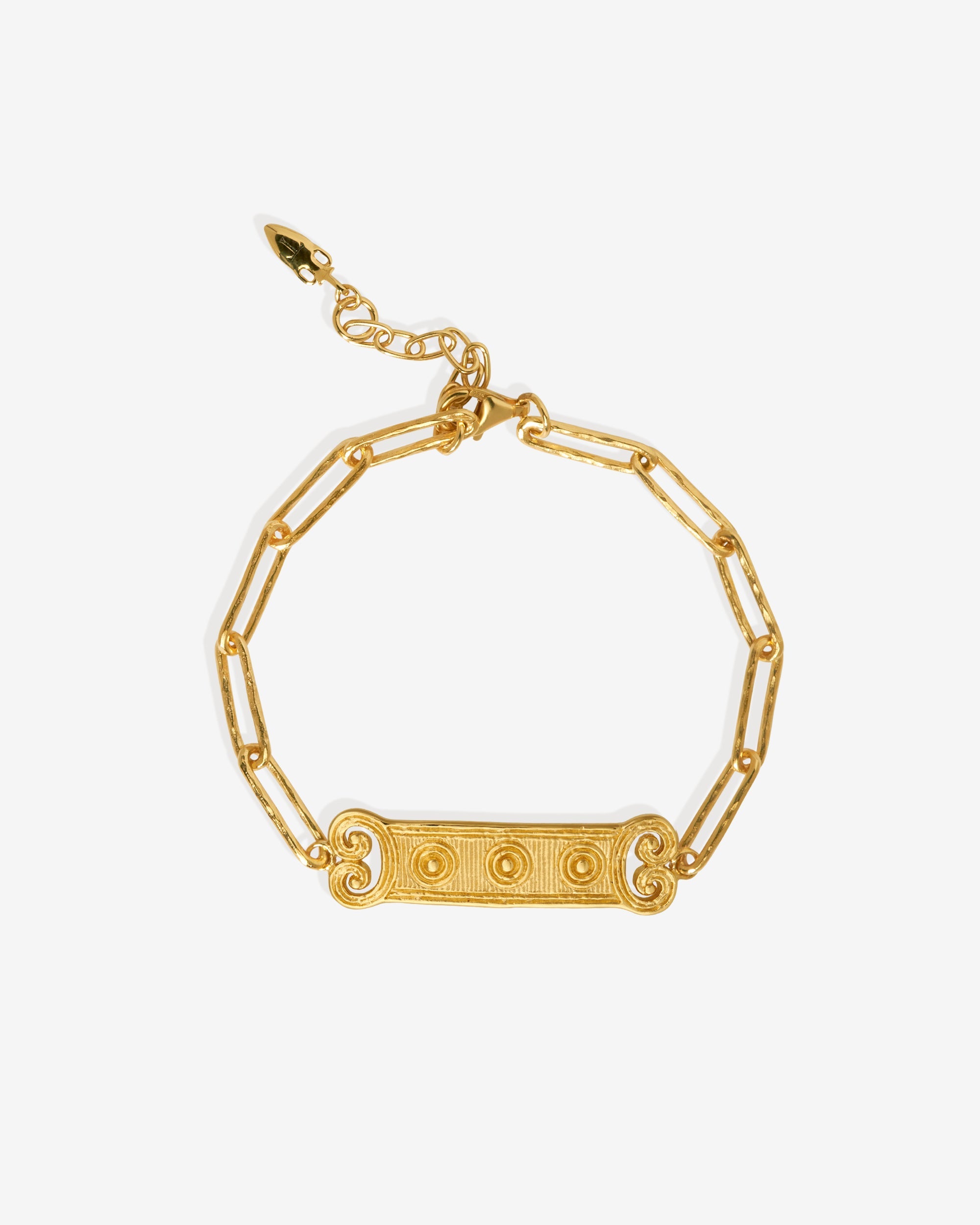 Temple of the Sun Etruscan Bracelet Gold Vermeil