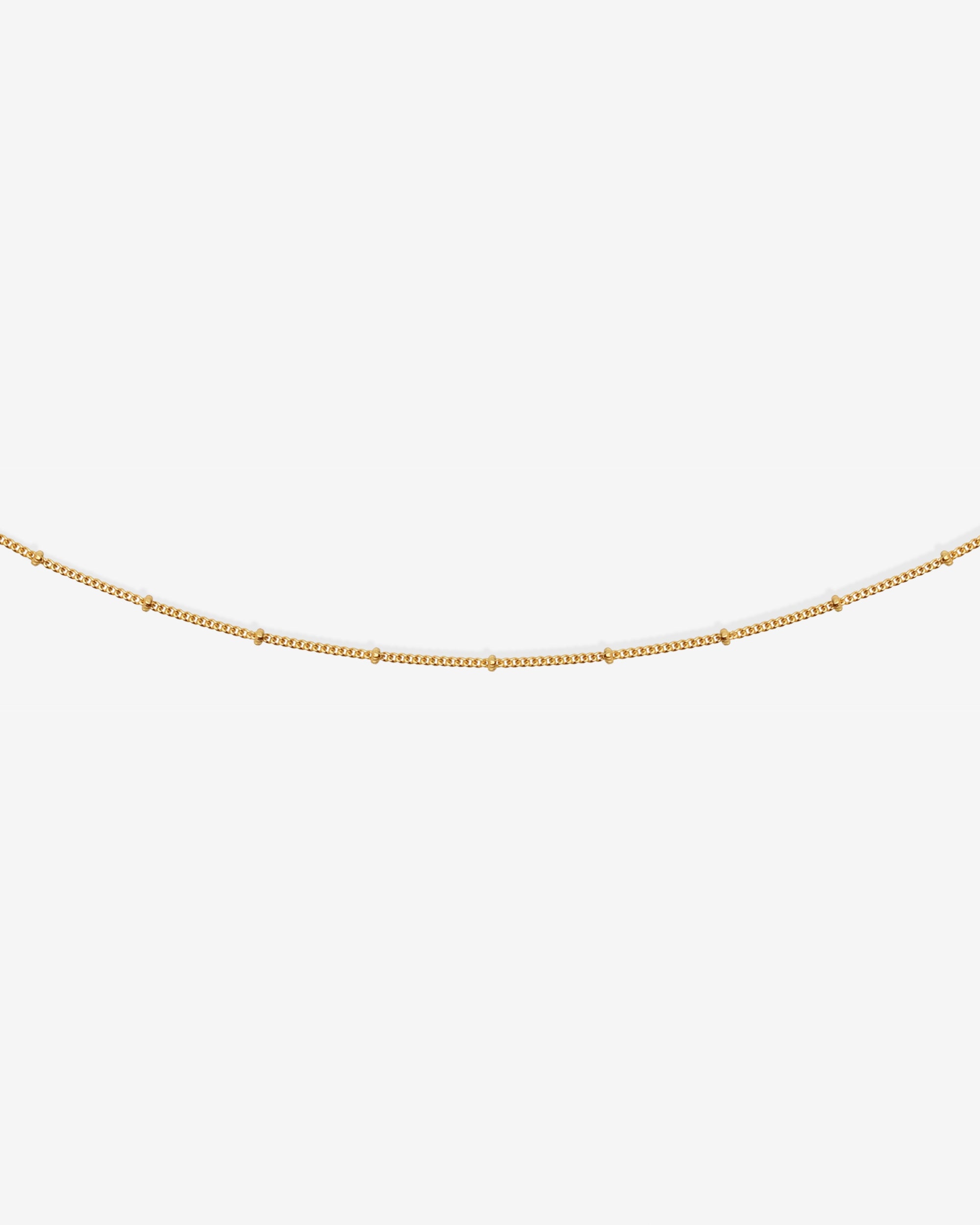 Temple of the Sun Fine Choker Chain Necklace Gold Vermeil