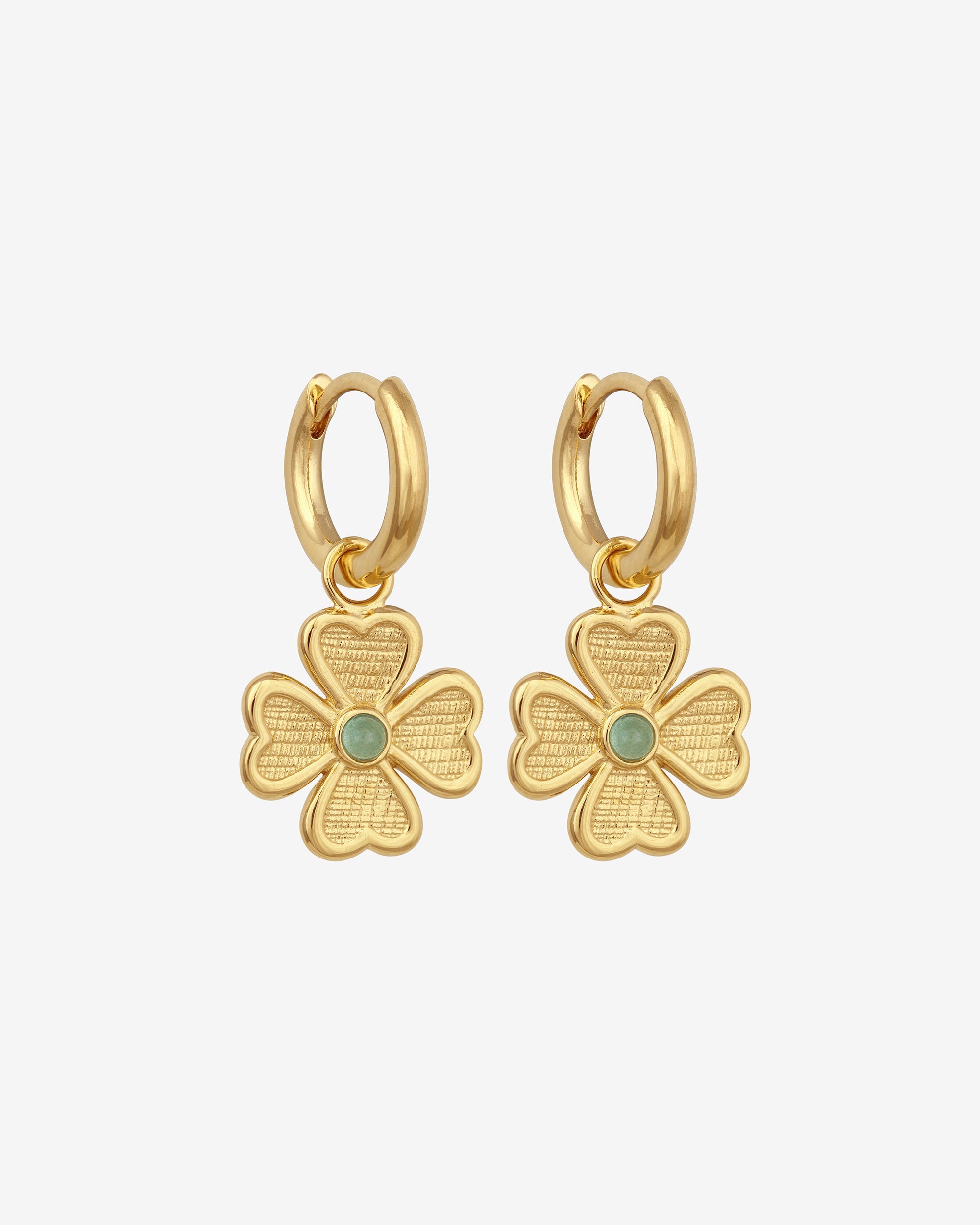 Temple of the Sun Fortune Earrings Gold Vermeil