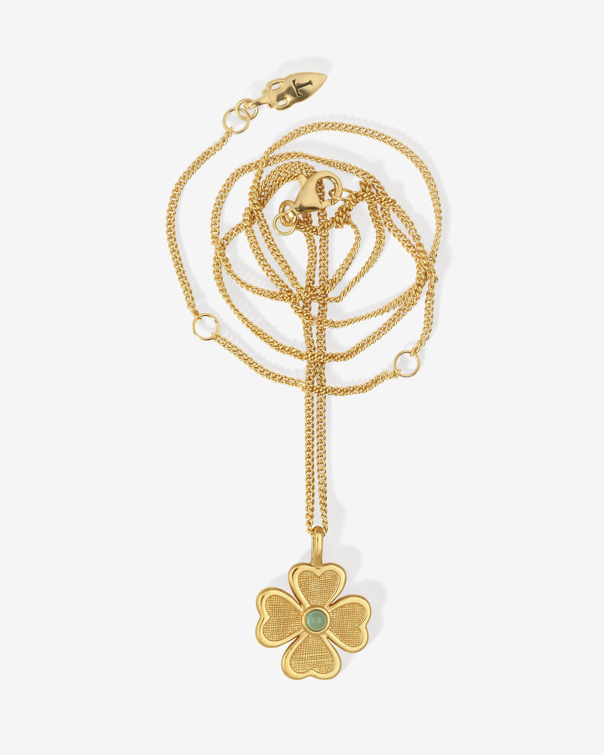 Temple of the Sun Fortune Necklace Gold Vermeil