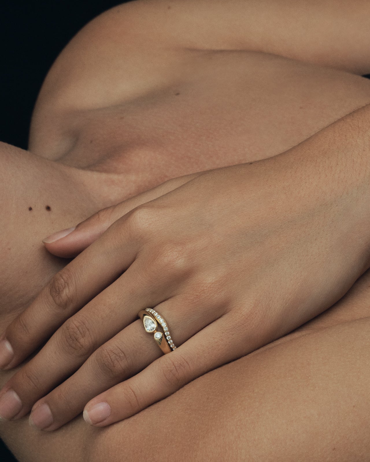 Temple of the Sun Grace Ring Diamond Solid Gold