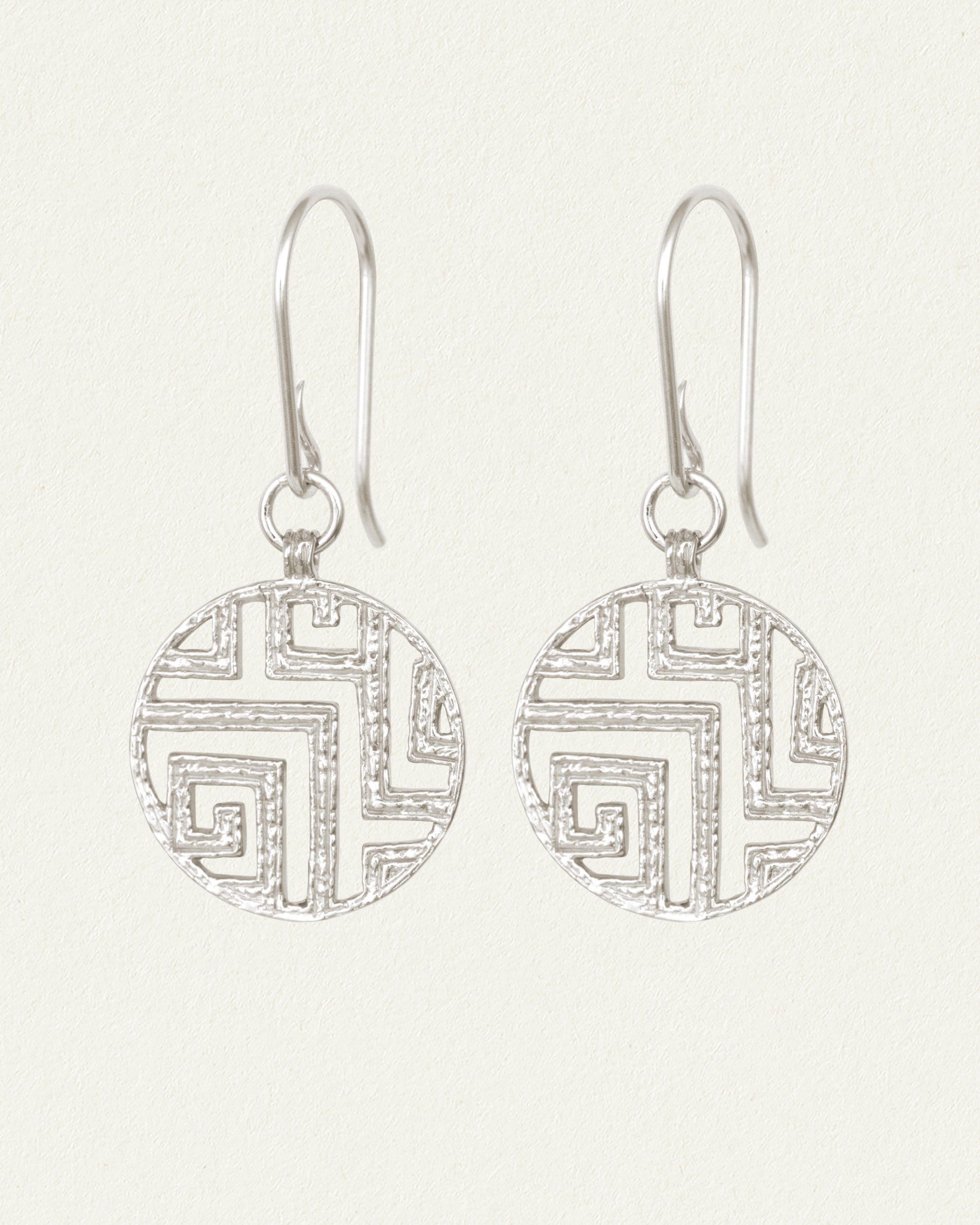 Greek deals key earrings