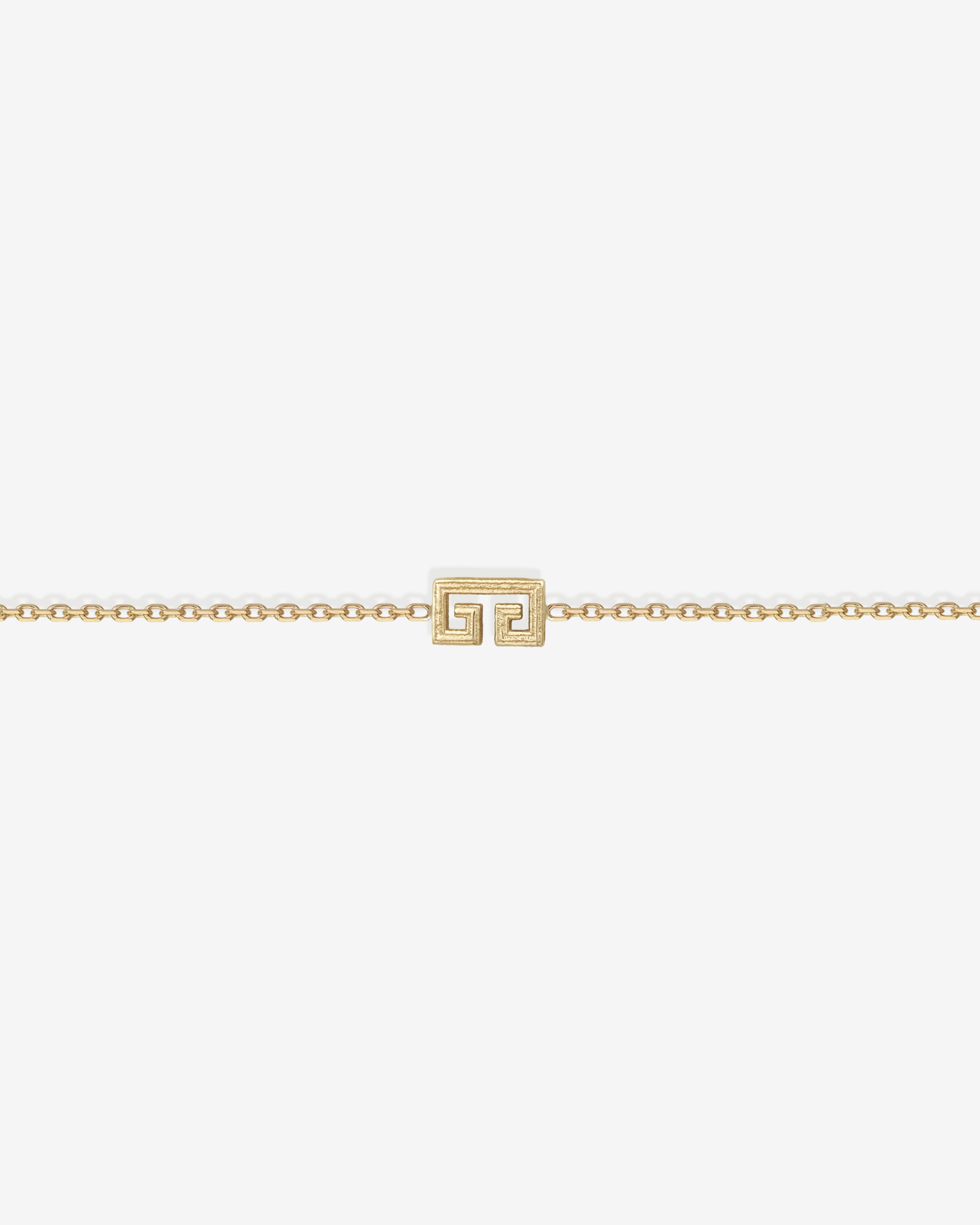 Temple of the Sun Greek Key Bracelet Solid Gold