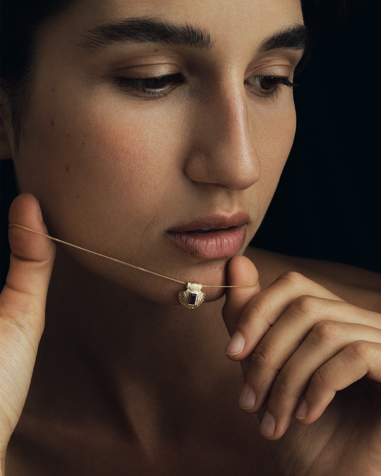 Temple of the Sun Hali Necklace Solid Gold