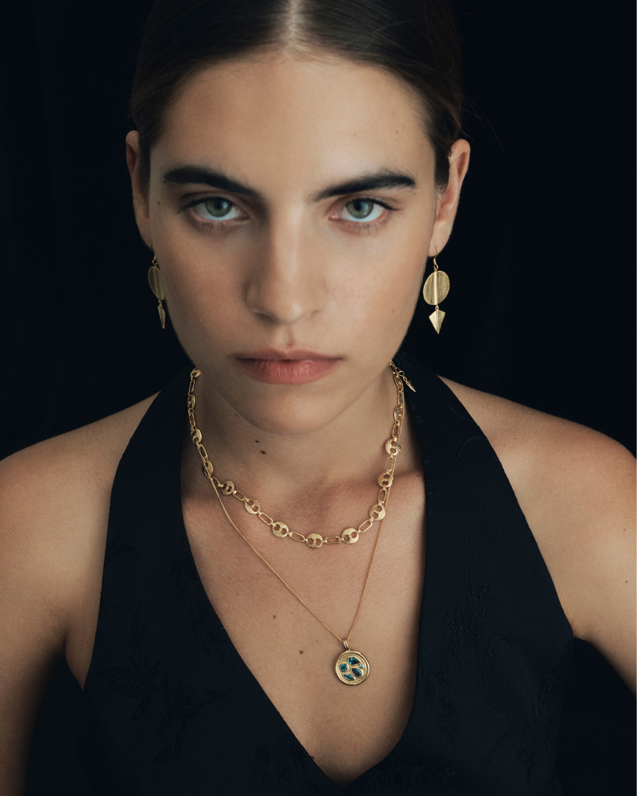 Temple of the Sun Hera Necklace Gold Vermeil