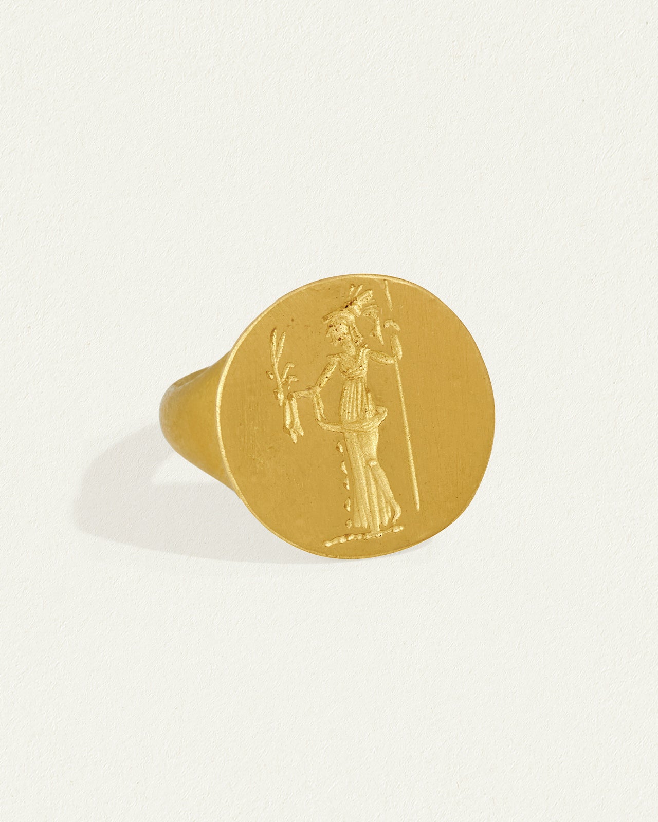 Temple of the Sun Heritage Ring Minerva Solid Gold