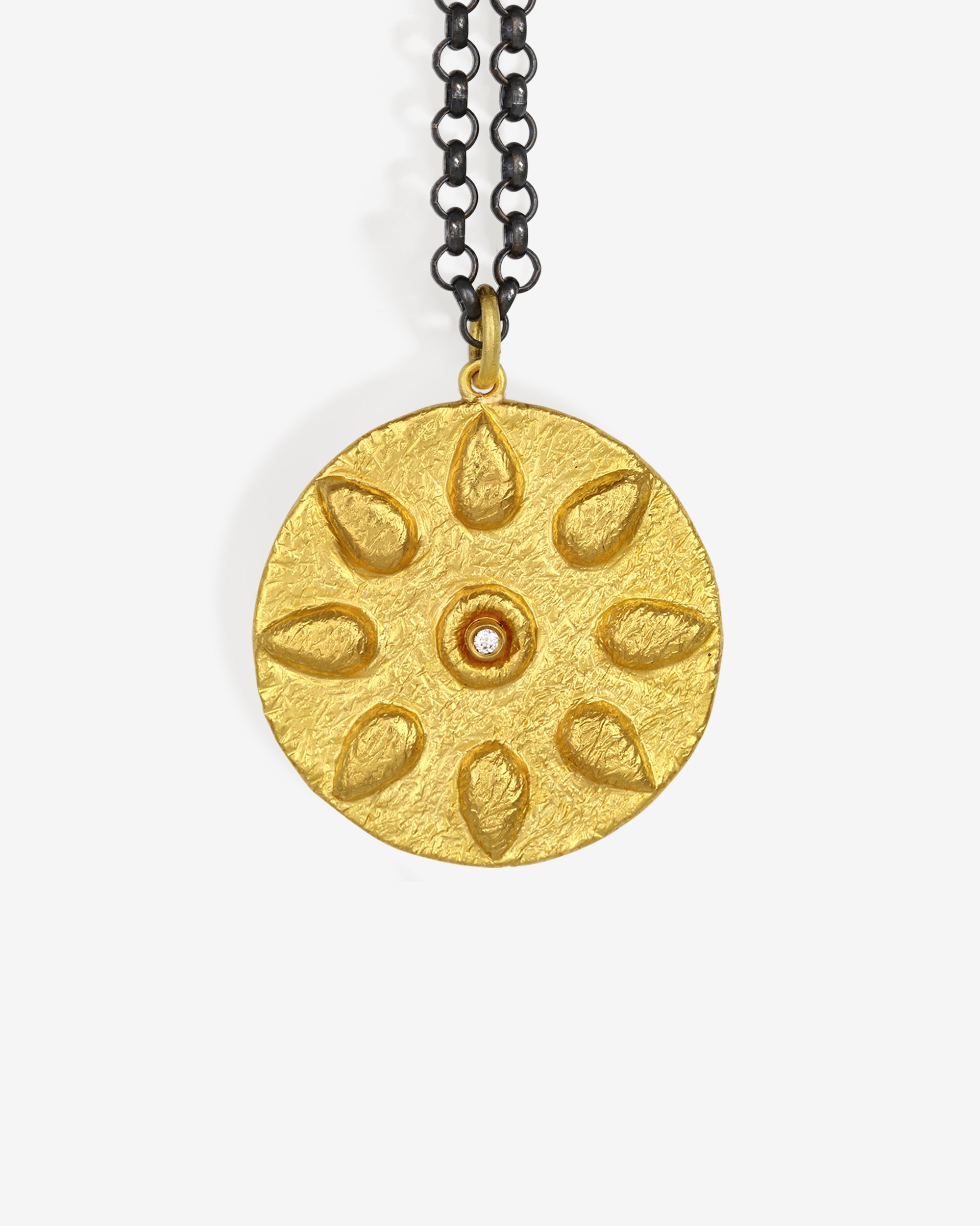 Temple of the Sun Ilios Necklace Diamond Solid Gold