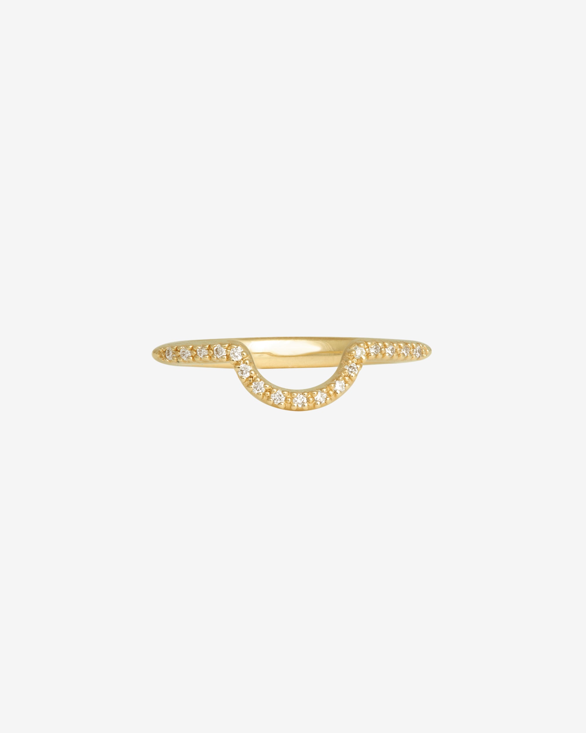 Temple of the Sun Illume Arch Ring Diamond Solid Gold