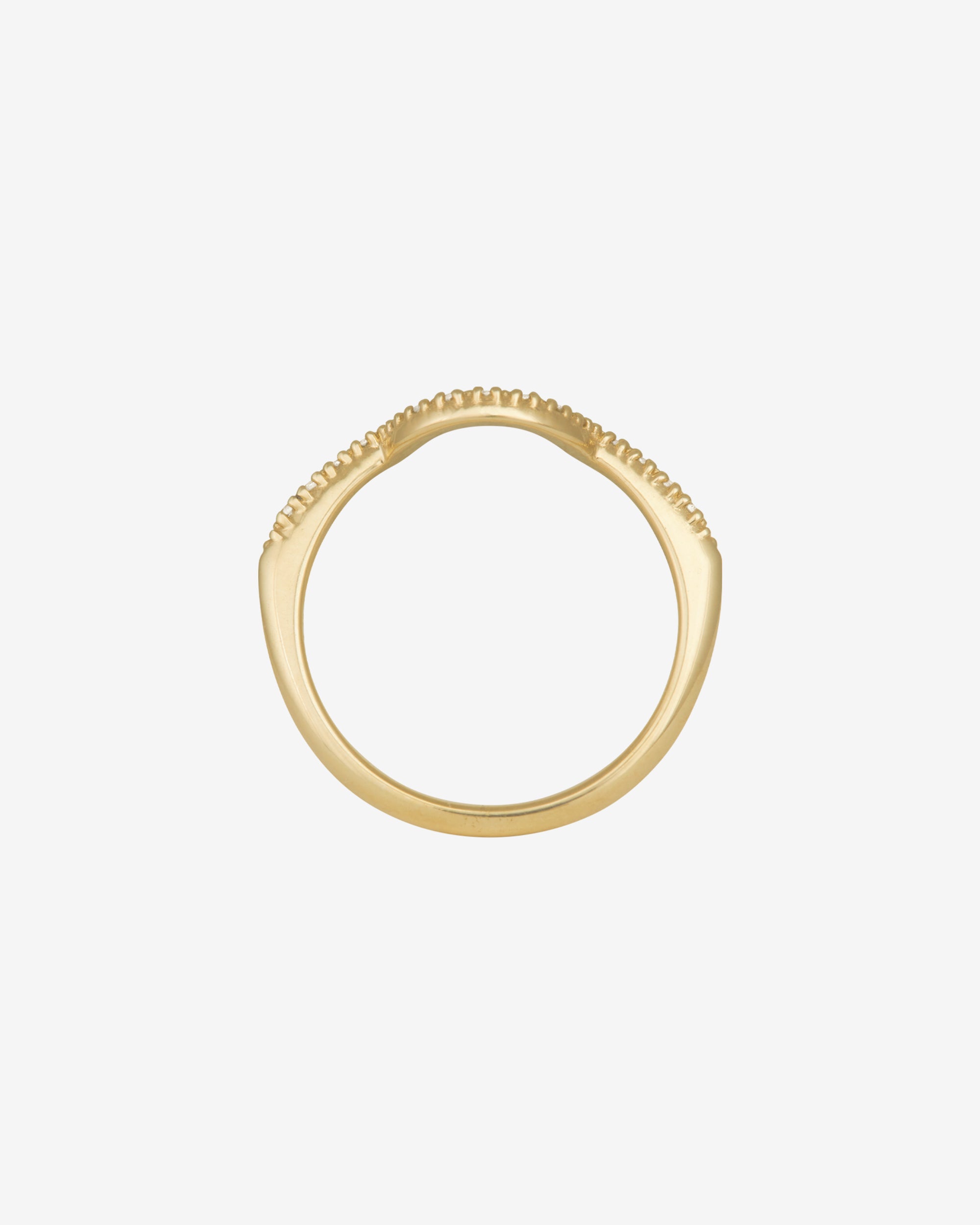 Temple of the Sun Illume Arch Ring Diamond Solid Gold