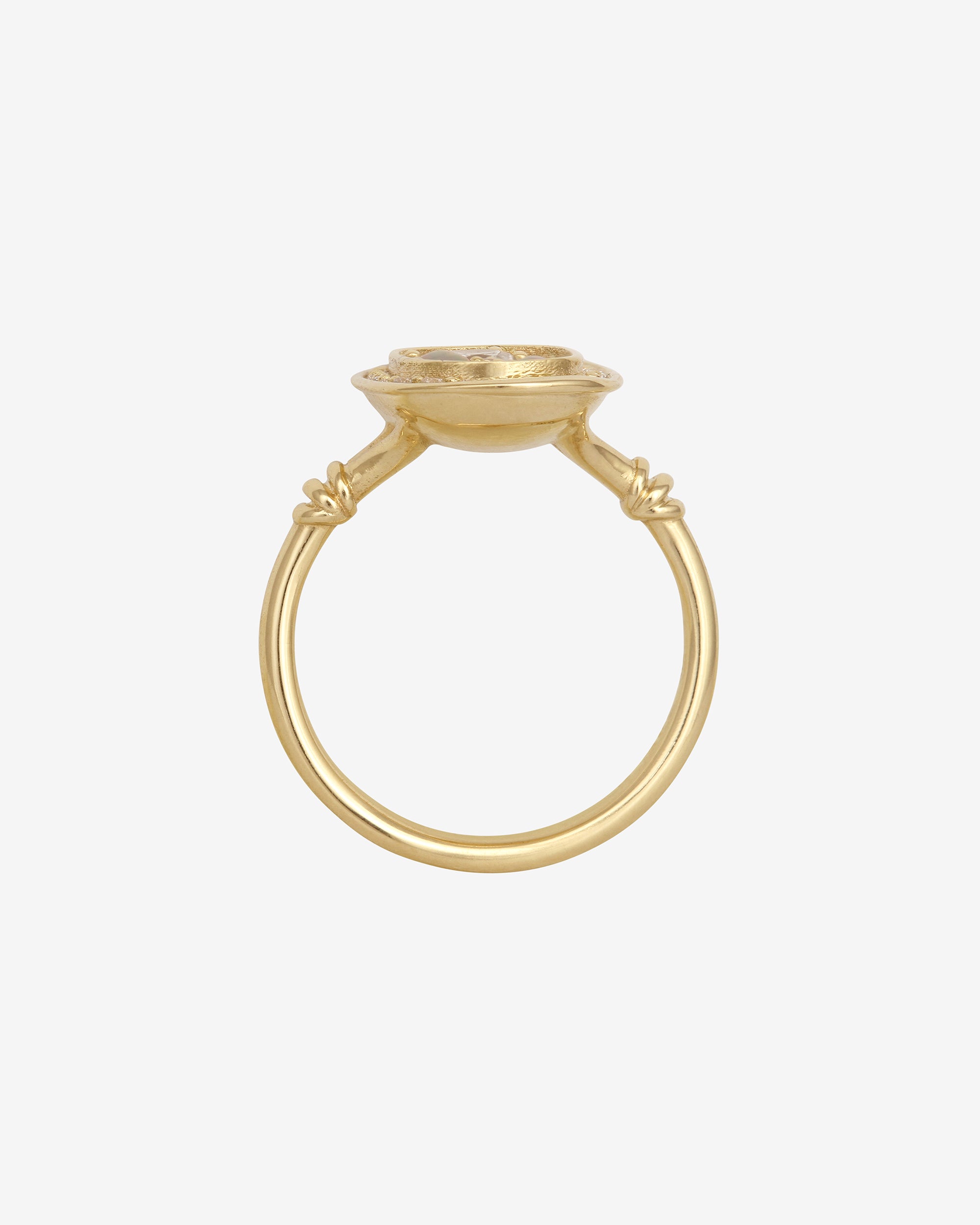 Temple of the Sun Illume Halo Diamond and Opal Solid Gold