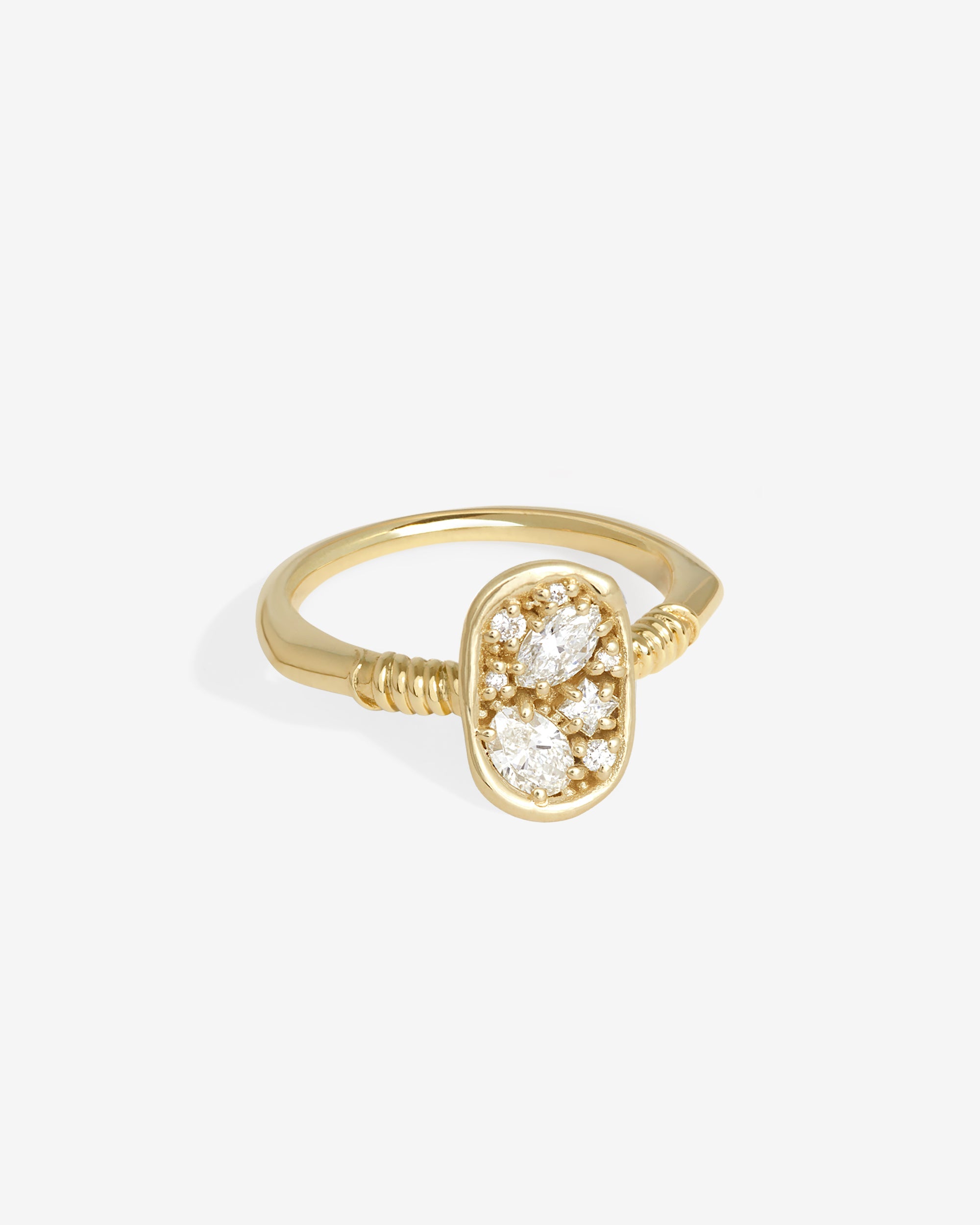 Temple of the Sun Illume Ring Diamond Solid Gold