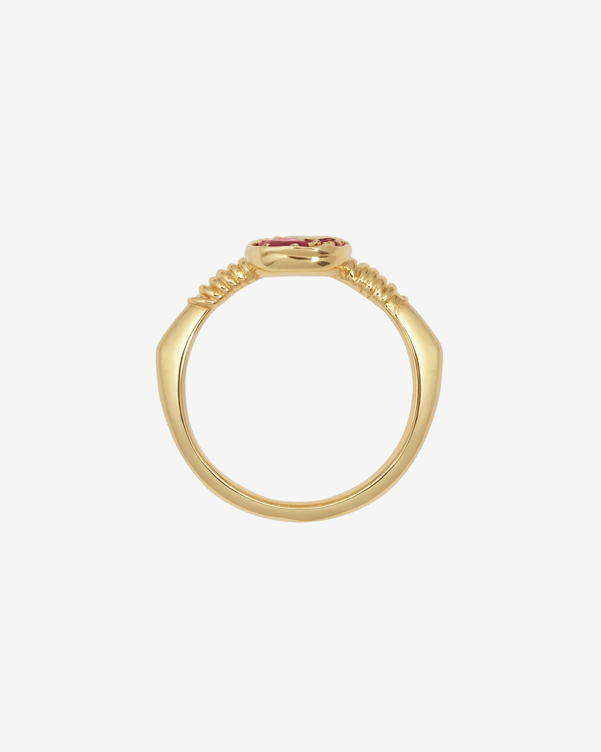Temple of the Sun Illume Ring Ruby Solid Gold