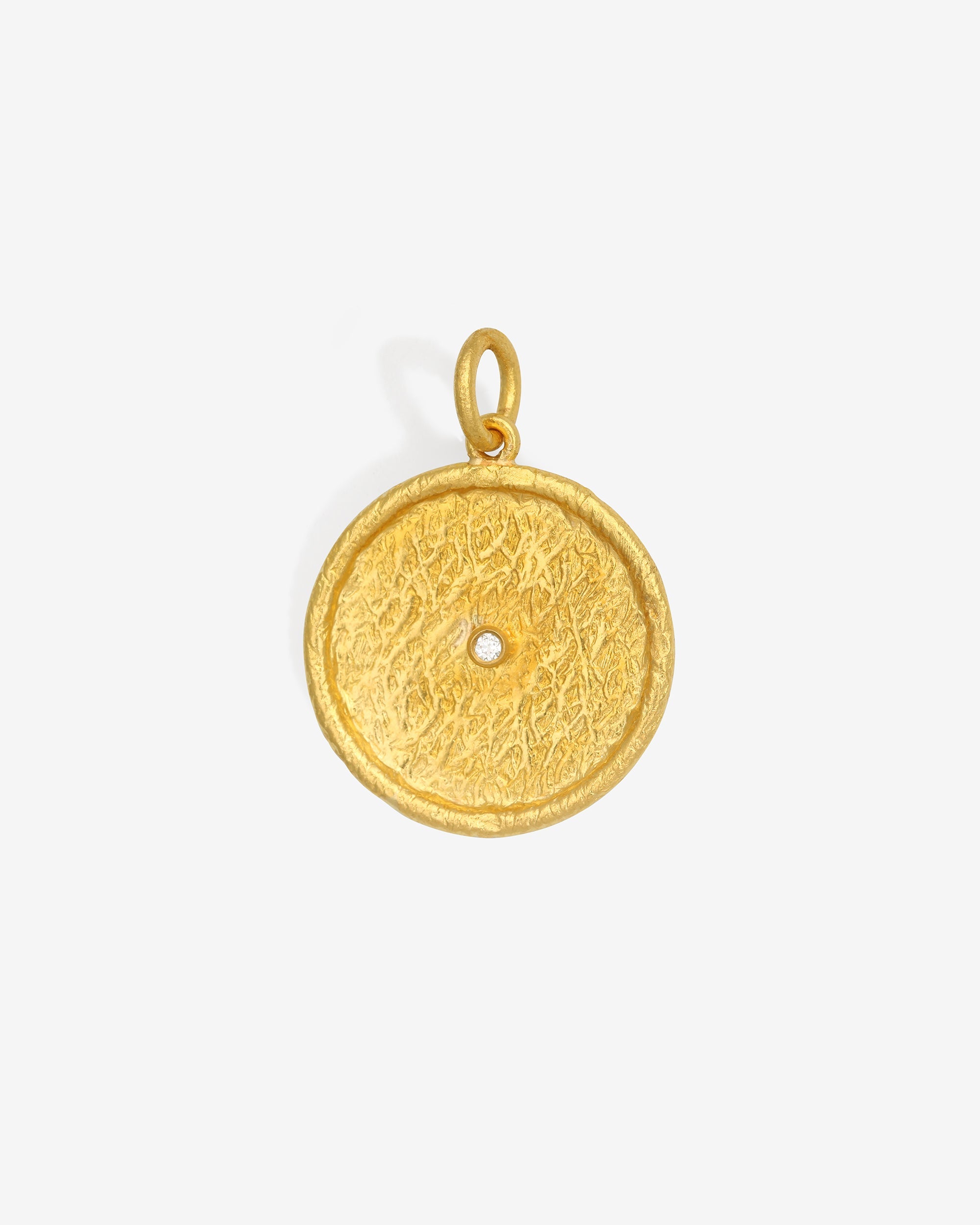Temple of the Sun Ishtar Pendant Diamond Solid Gold