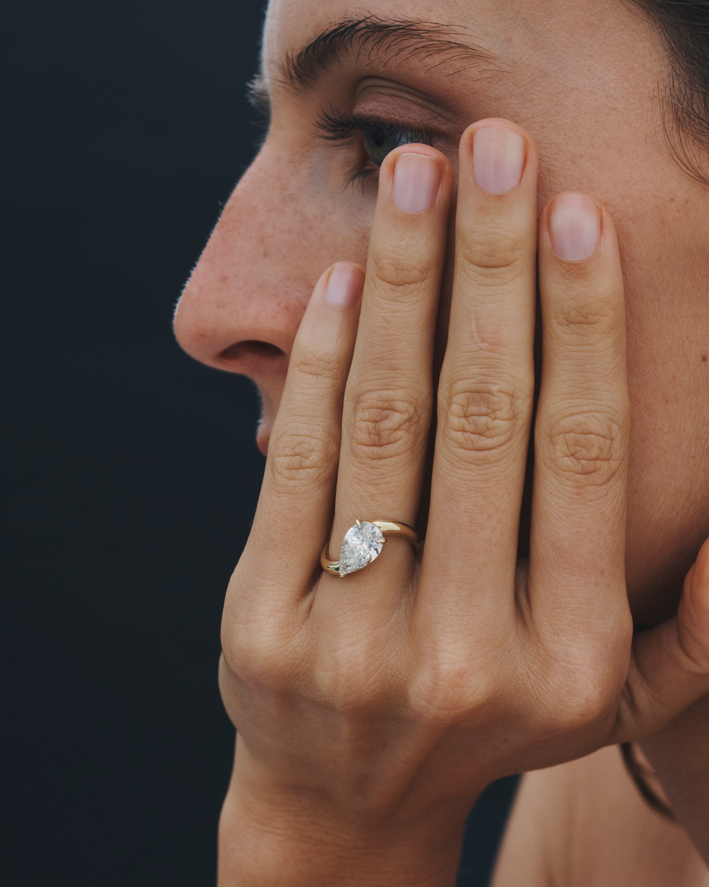 Temple of the Sun Ivy Ring Diamond Solid Gold