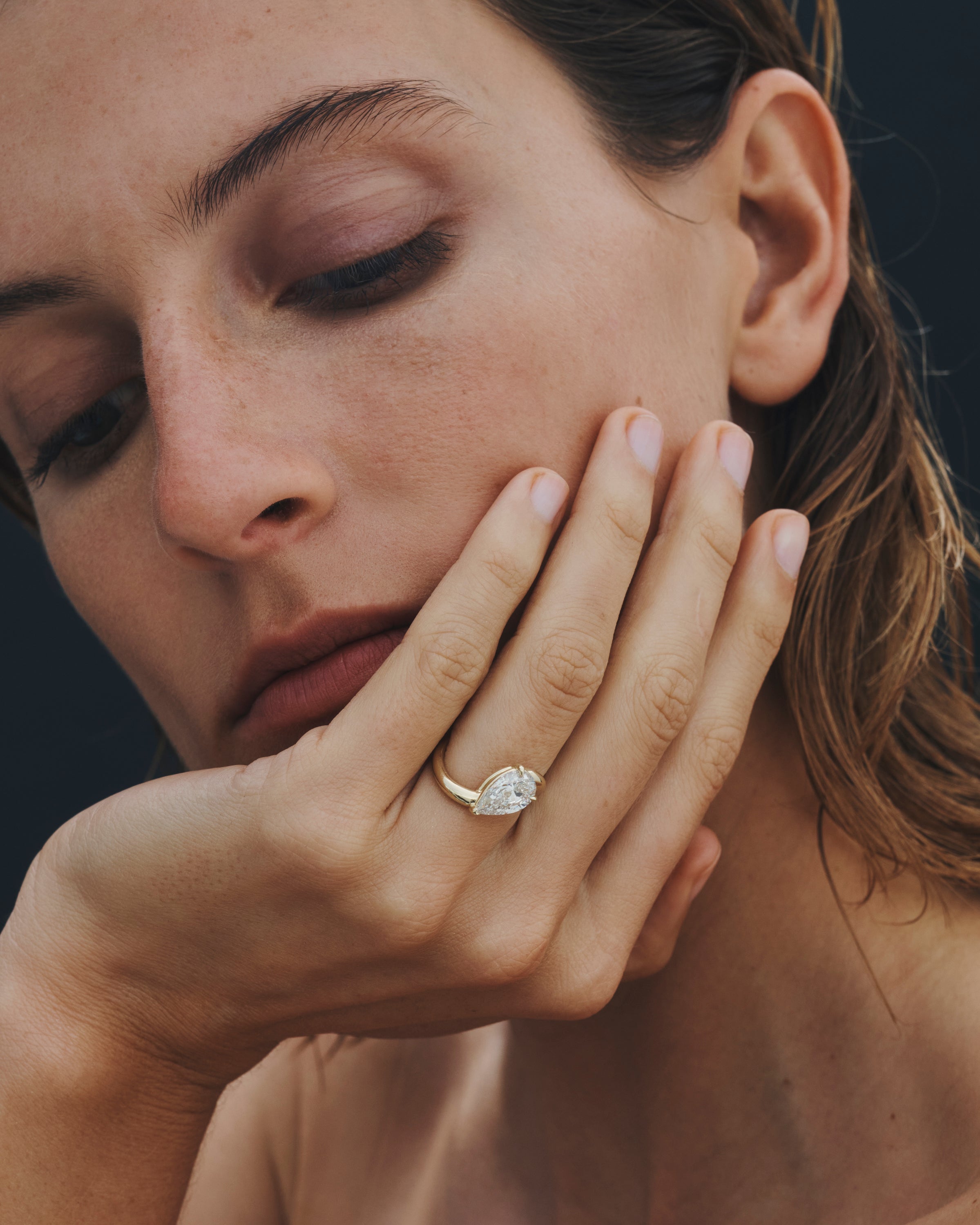 Temple of the Sun Ivy Ring Diamond Solid Gold