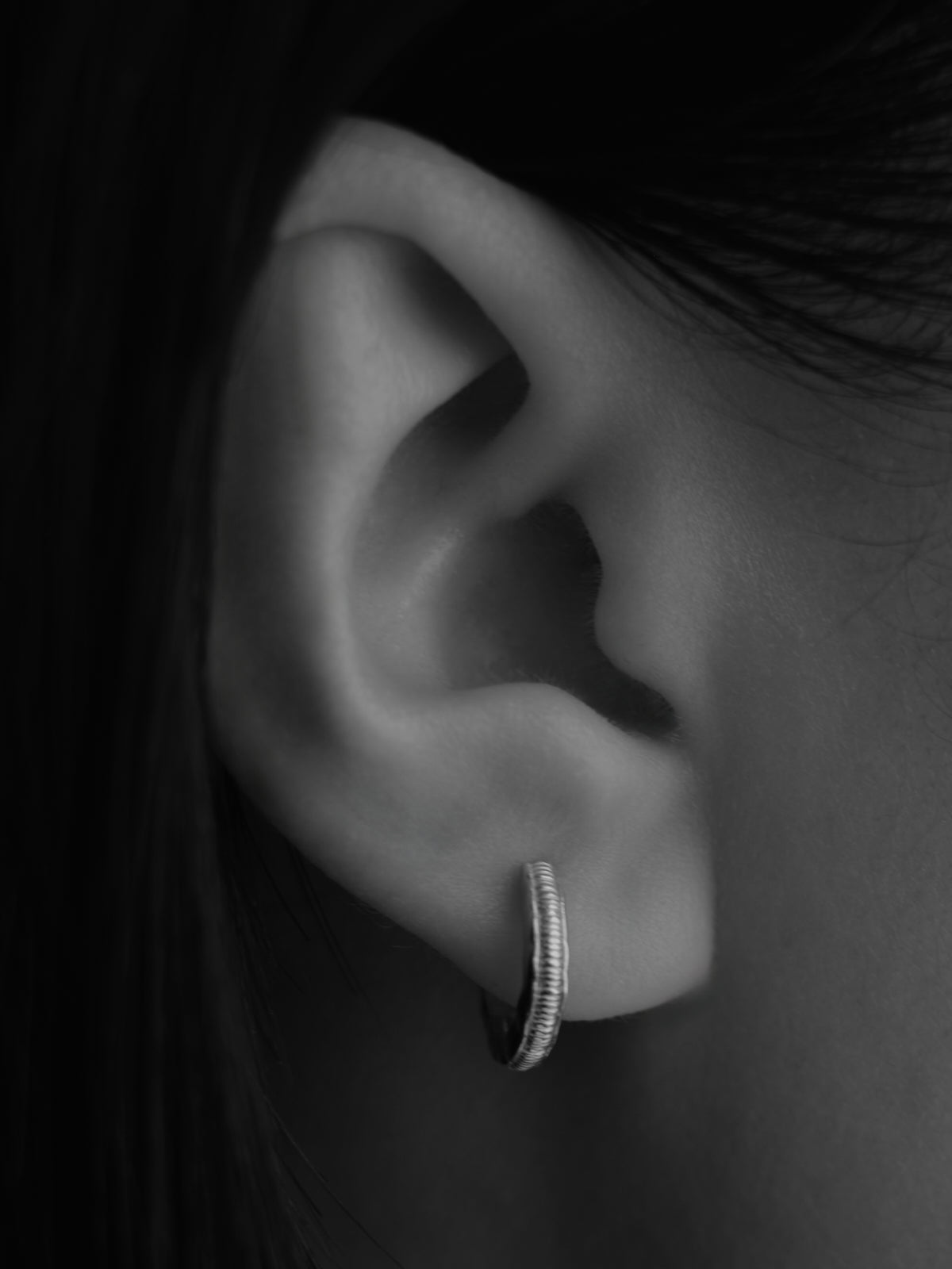 Temple of the Sun Jewellery Arete Huggies Silver