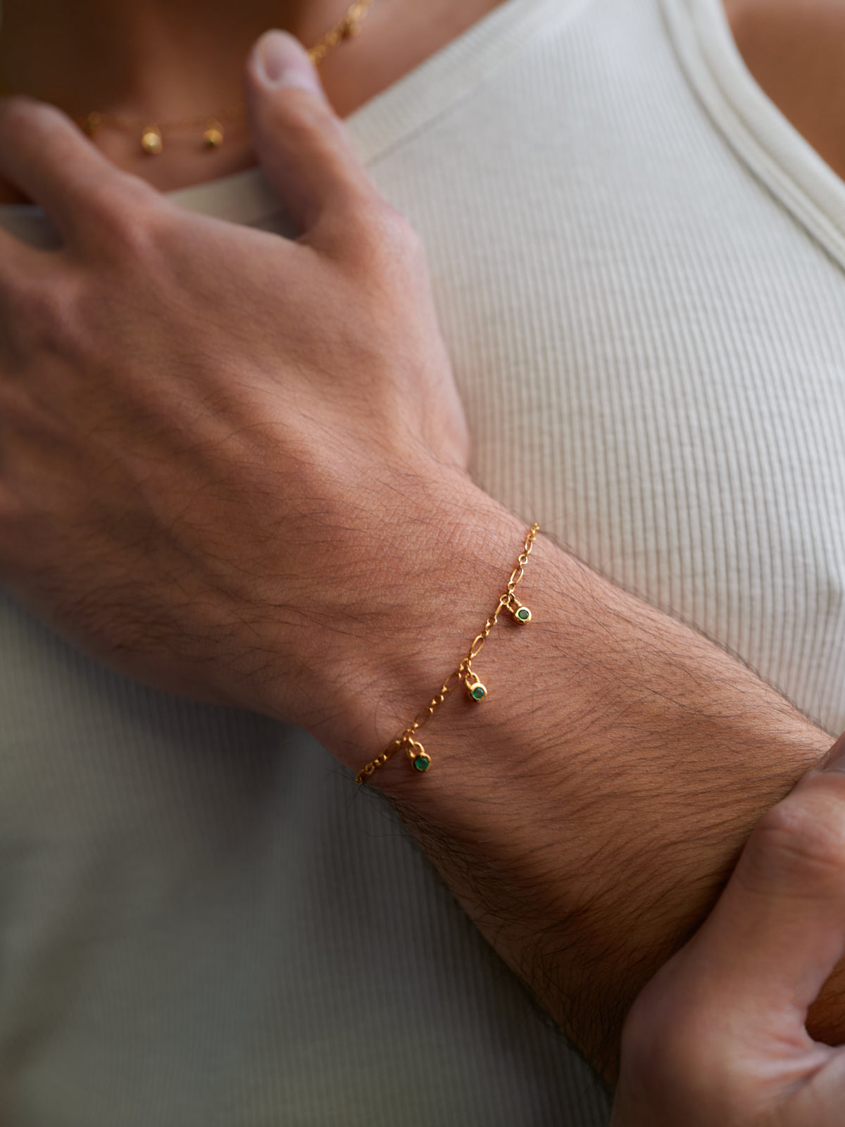 Temple of the Sun Jewellery Ceres Bracelet Gold Vermeil