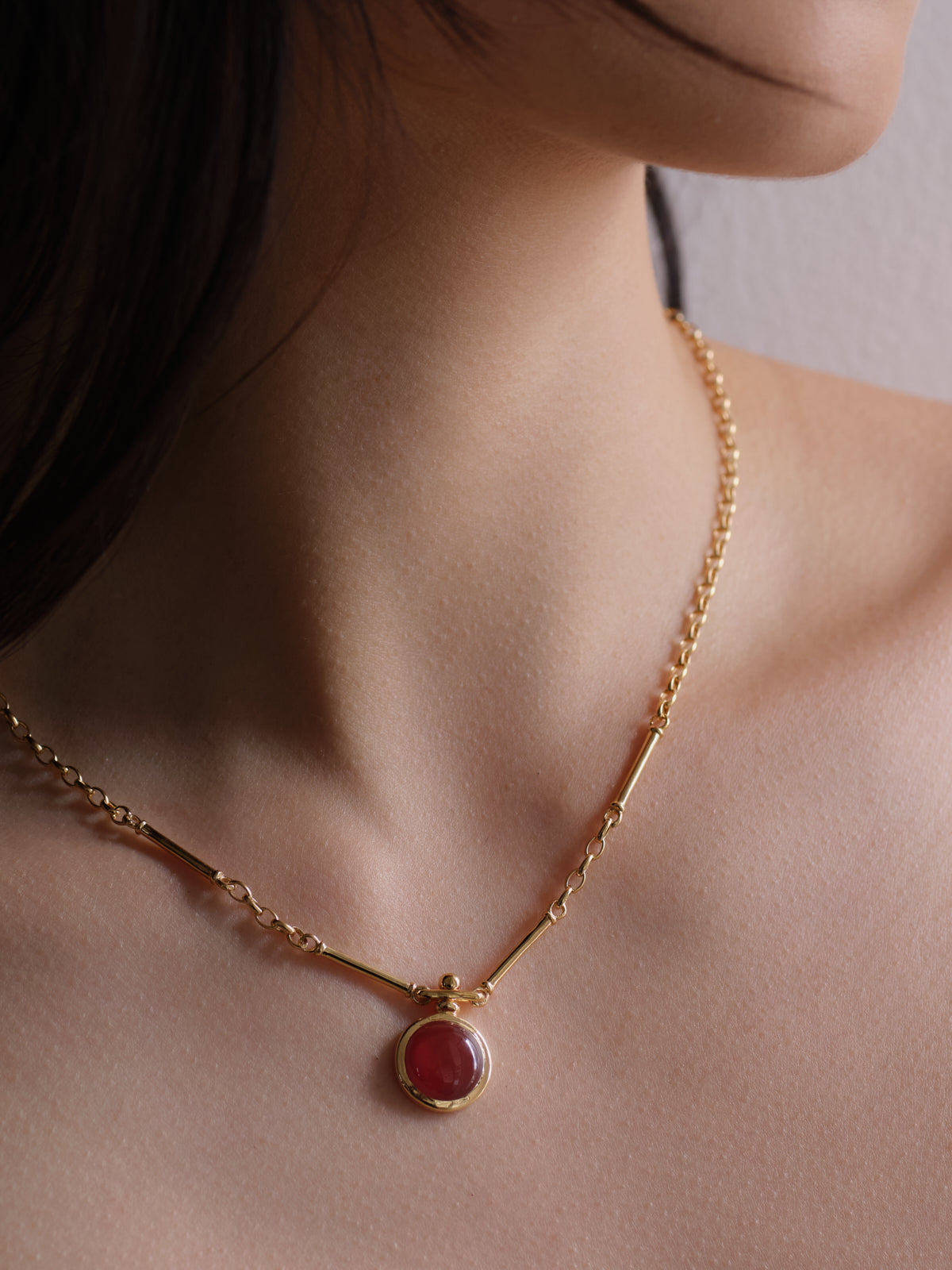 Temple of the Sun Jewellery Pompeii Necklace Gold Vermeil