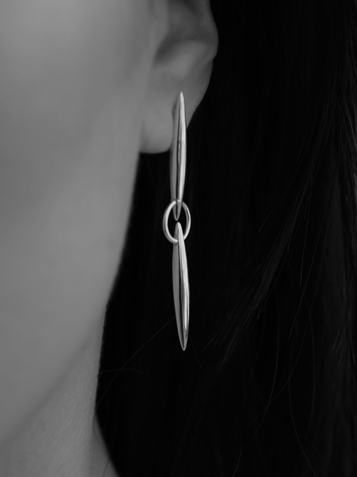 Temple of the Sun Jewellery Quilla Earrings Silver