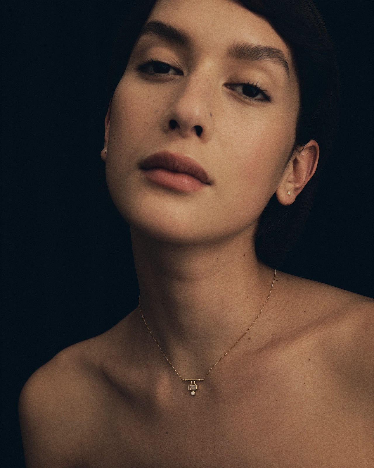 Temple of the Sun Joy Necklace Rose Quartz Gold Vermeil