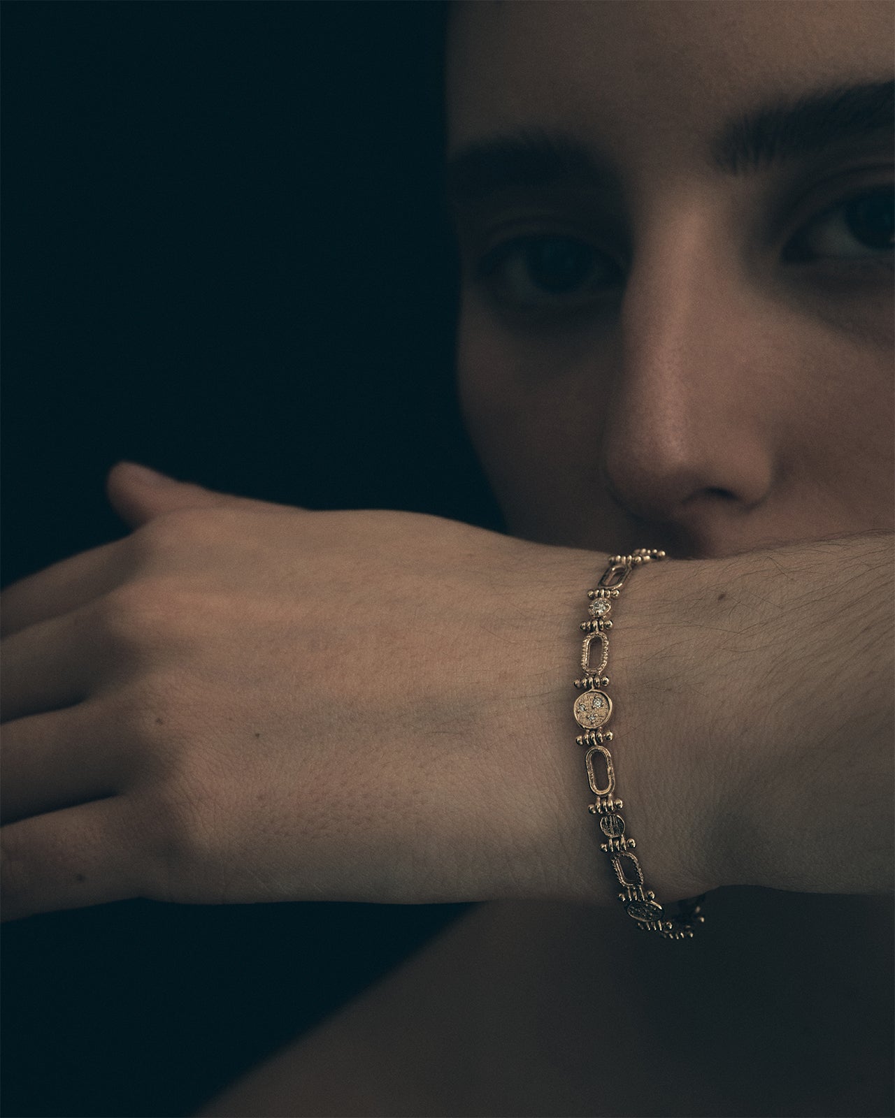 Temple of the Sun Kasia Bracelet Diamond Solid Gold