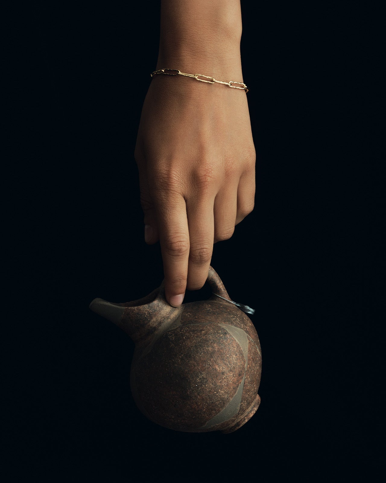 Temple of the Sun Kiya Chain Bracelet Gold Vermeil